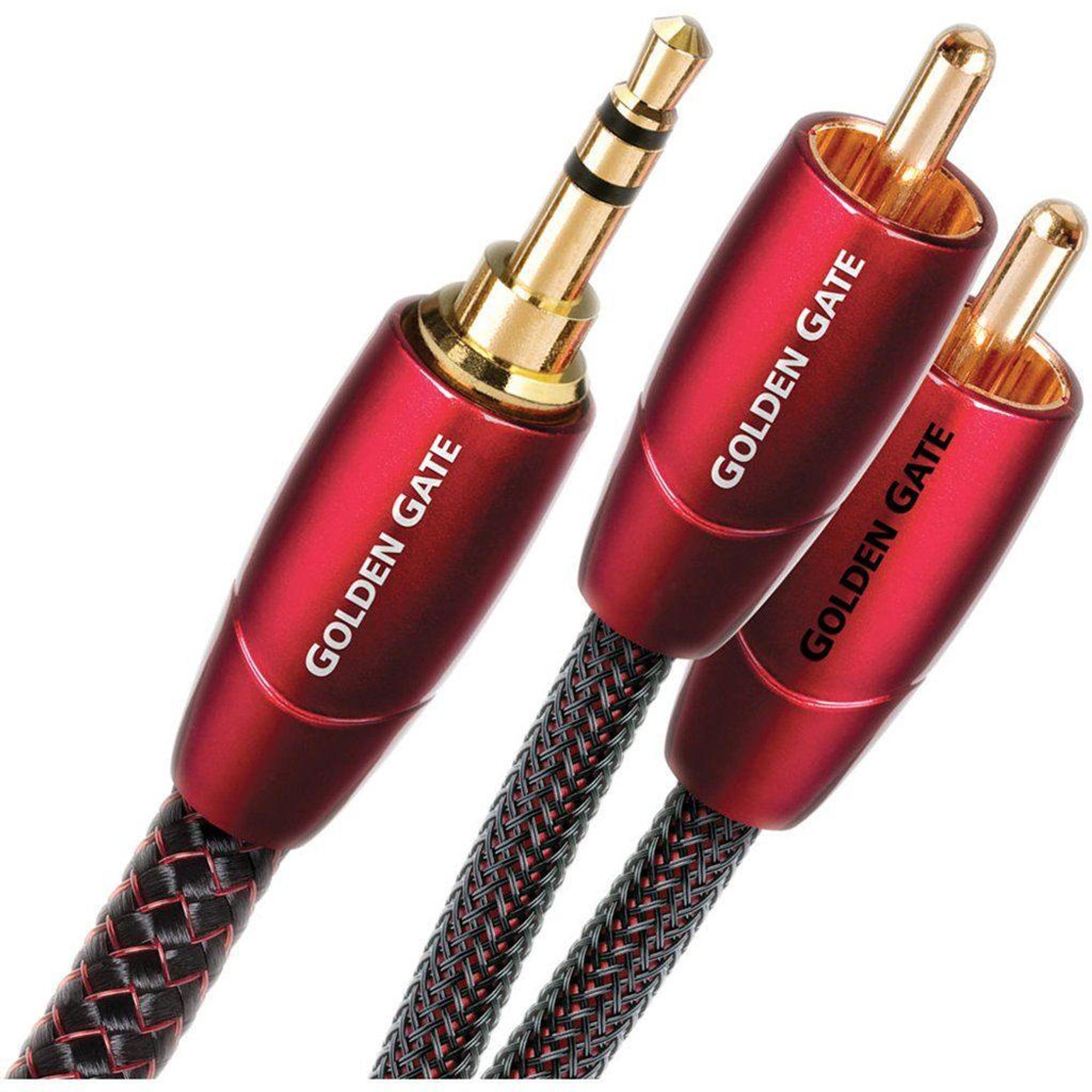 AudioQuest Golden Gate 3.5mm - RCA Analog Interconnect - Image 1