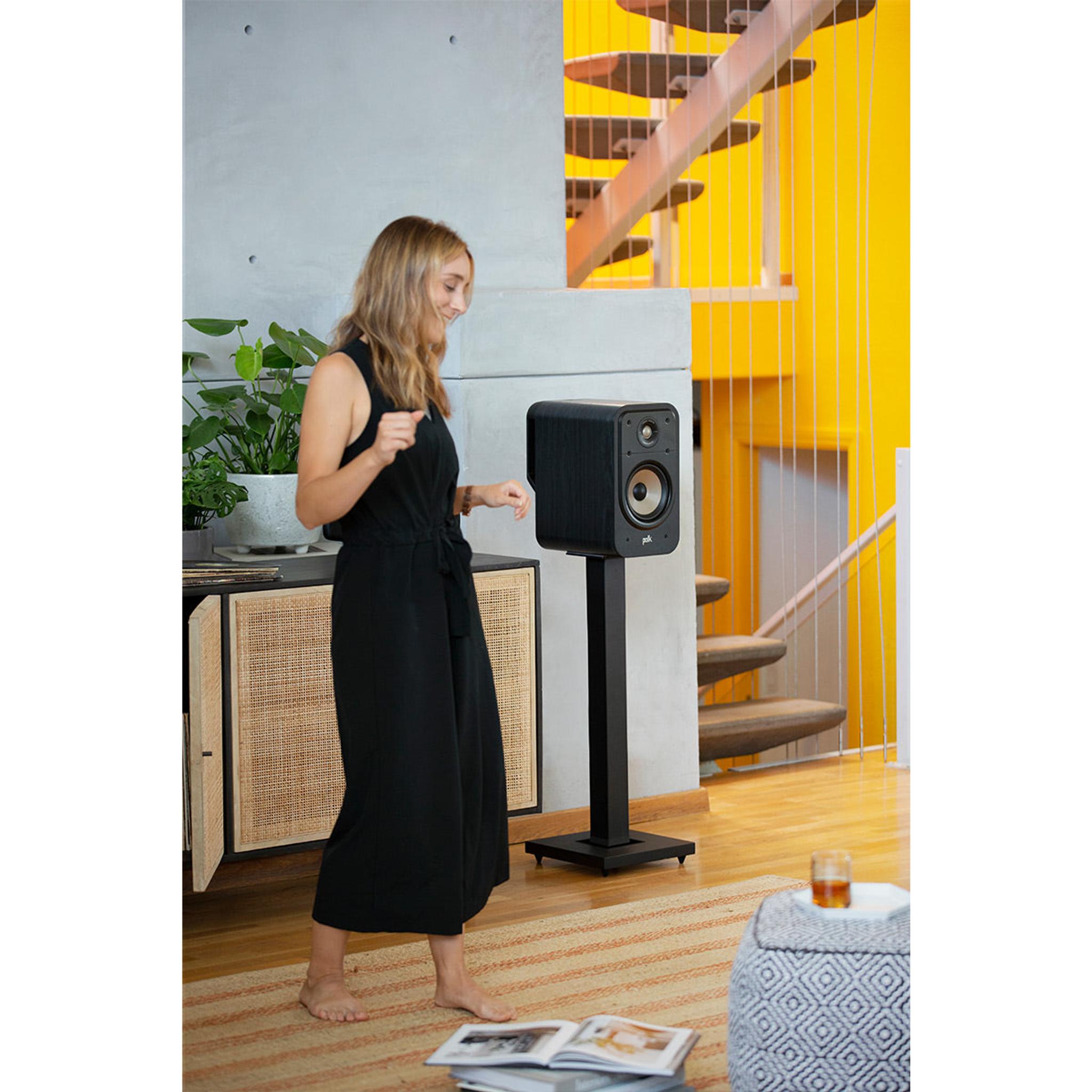 Polk Audio Signature Elite ES20 Bookshelf Speakers - Pair (Black) thumbnail 14
