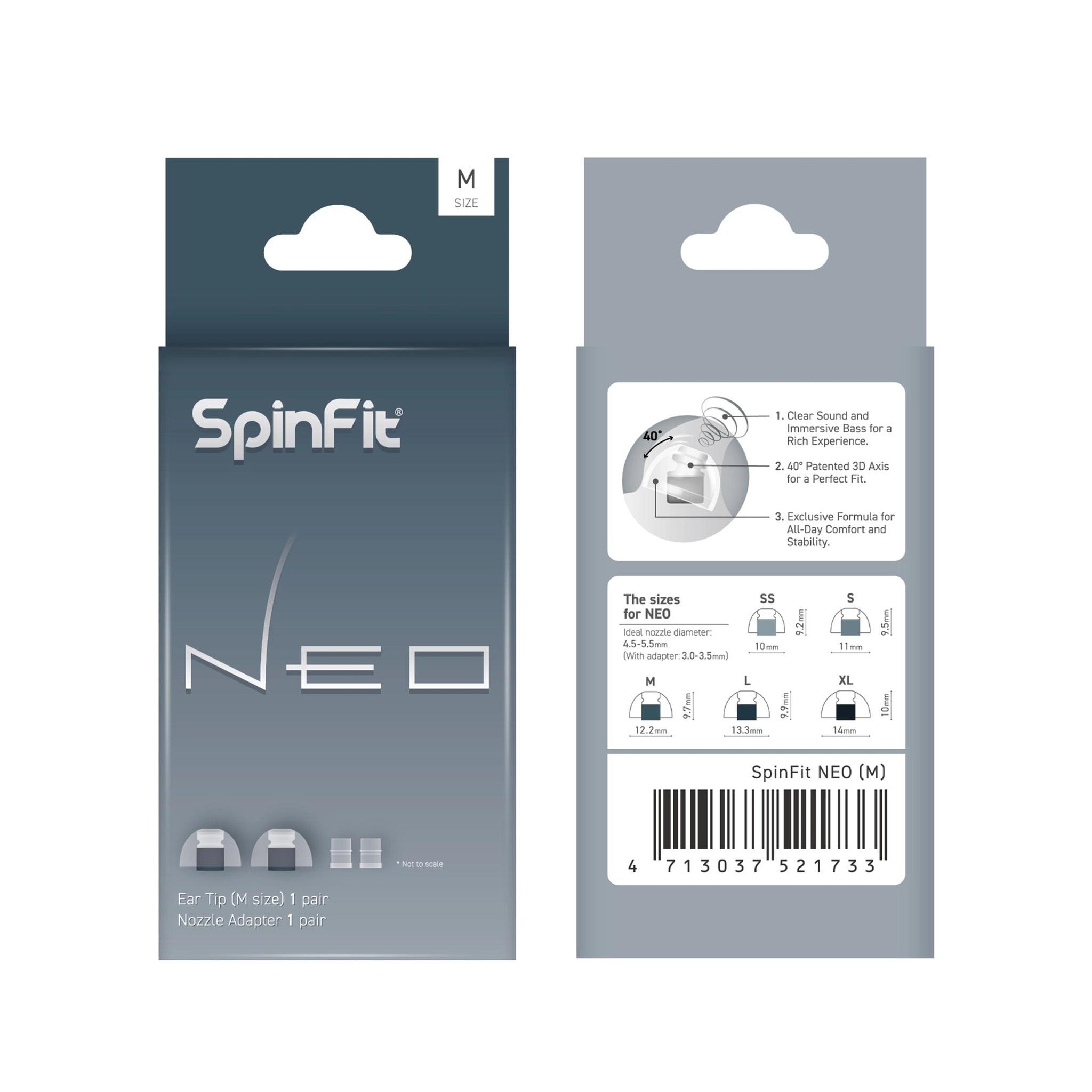 SpinFit NEO | Premium Silicone Eartips thumbnail 3