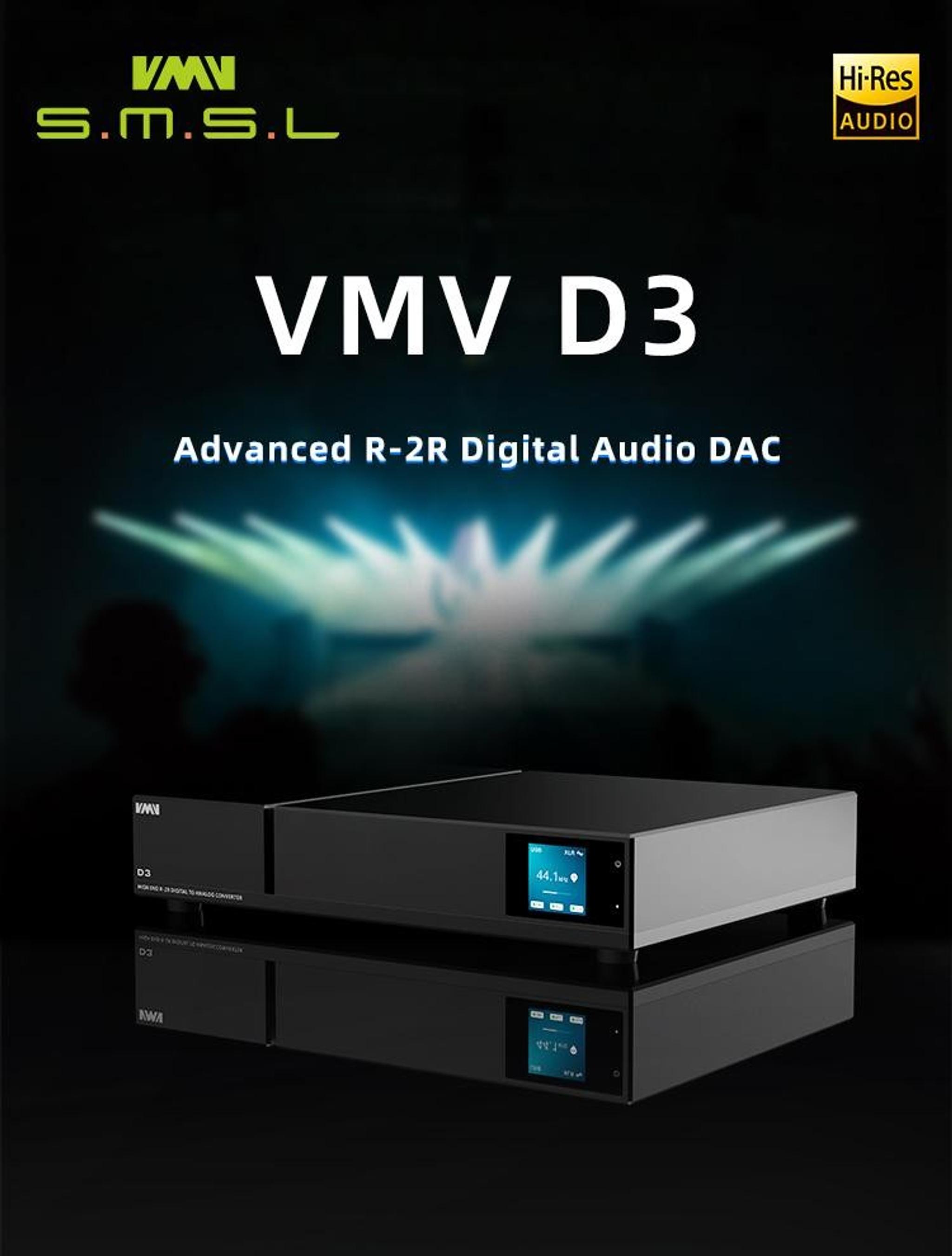 SMSL VMV D3 Advanced R-2R DAC (Digital-to-Analog Converter) thumbnail 3