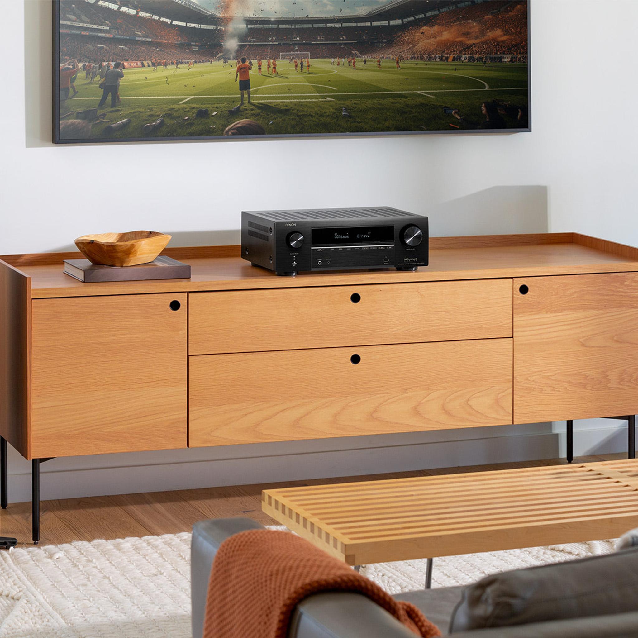 Denon AVRX1800H 7.2 Channel 8K Home Theater Receiver with Dolby Atmos, HEOS Built-In, and Audyssey Room Correction thumbnail 7
