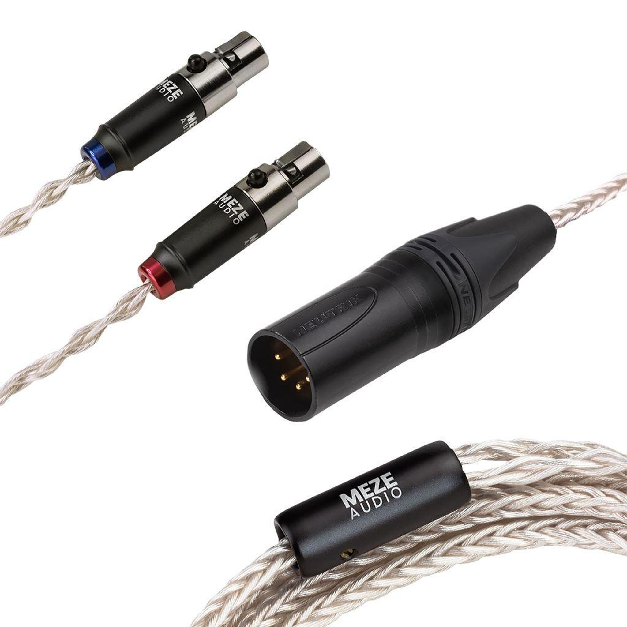 Meze Audio Silver PCUHD 4-Pin Mini-XLR Replacement Cable thumbnail 4