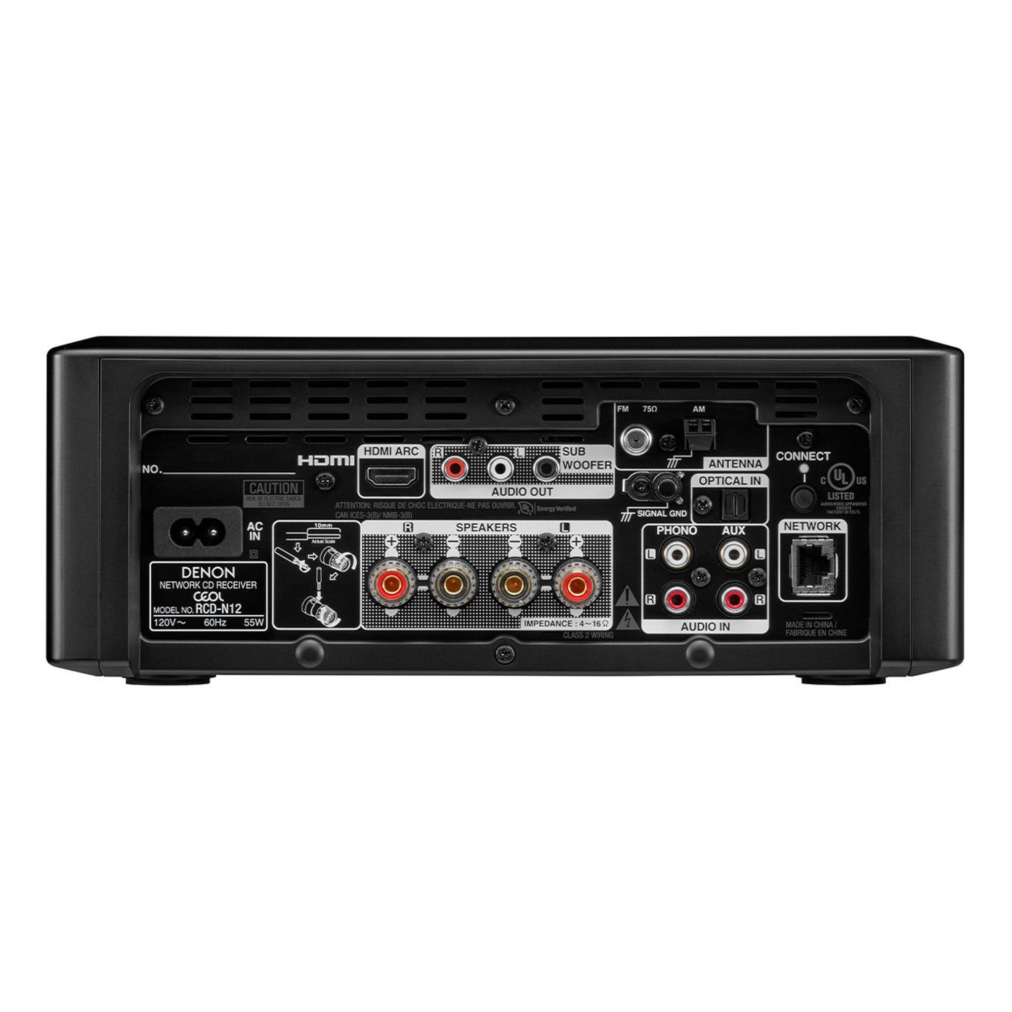 Denon RCD-N12 Network Connected Mini Hi-Fi System thumbnail 4
