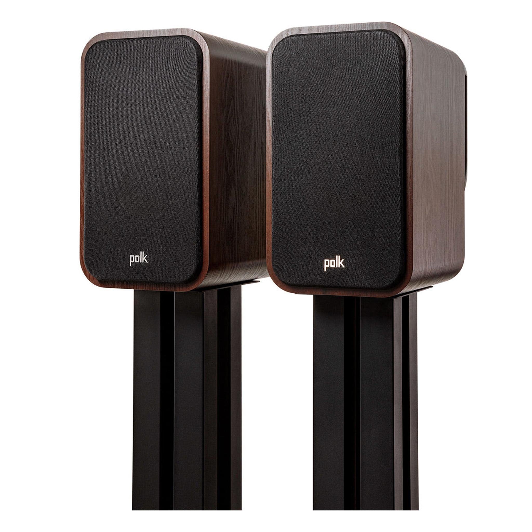 Polk Audio Signature Elite ES20 Bookshelf Speakers - Pair (Walnut) thumbnail 5