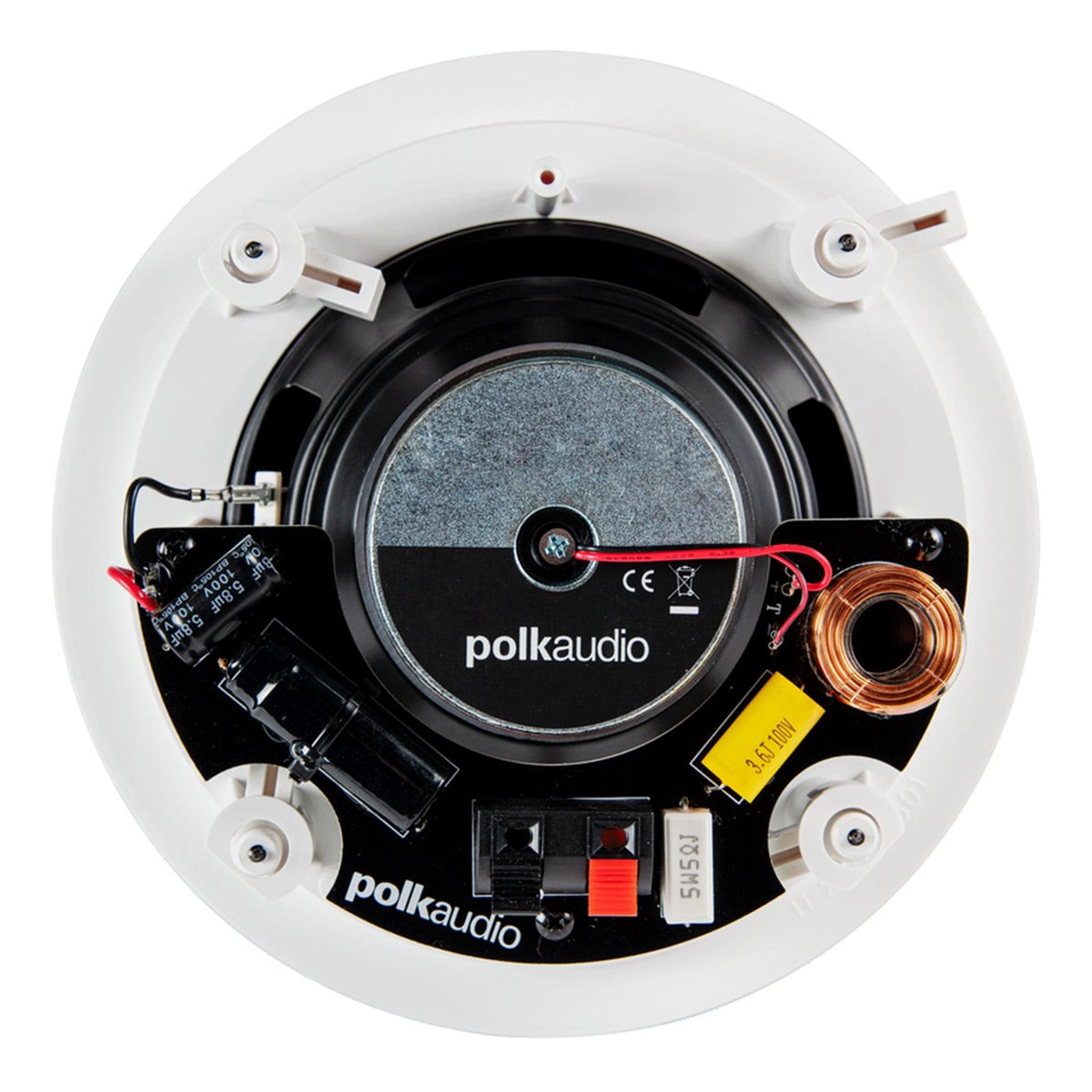 Polk Audio RC80I 2 Way In Ceiling Speakers - 4 Pack (White) thumbnail 5