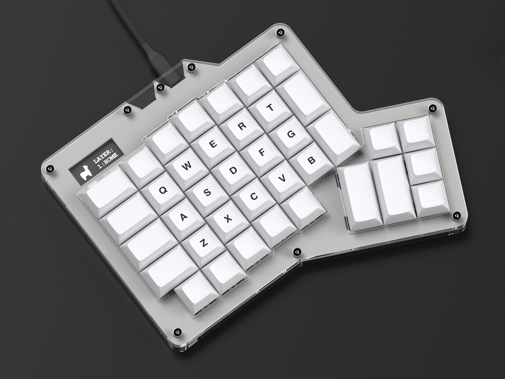 ErgoDox 76 "Hot Dox" V2 Mechanical Keyboard thumbnail 4
