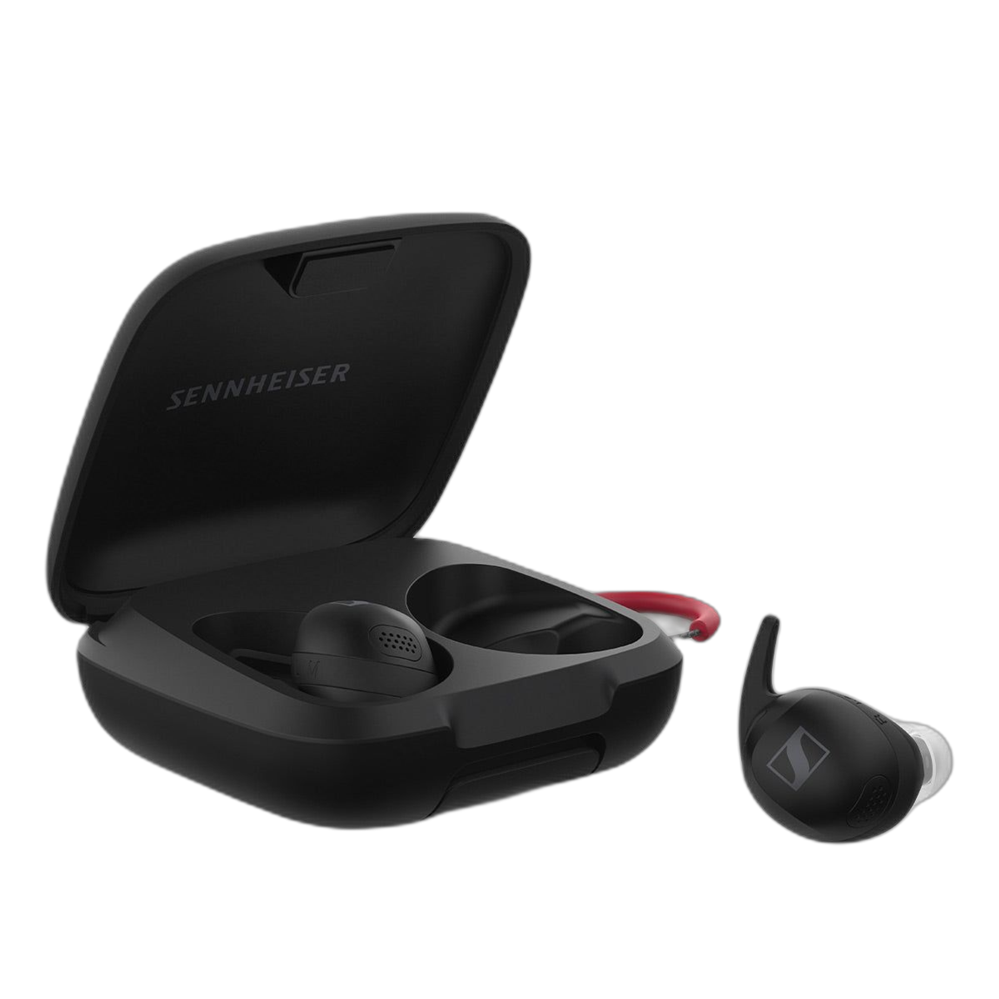 Sennheiser Momentum Sport True Wireless Earbuds with Adaptive Noise Cancellation (Black) thumbnail 5