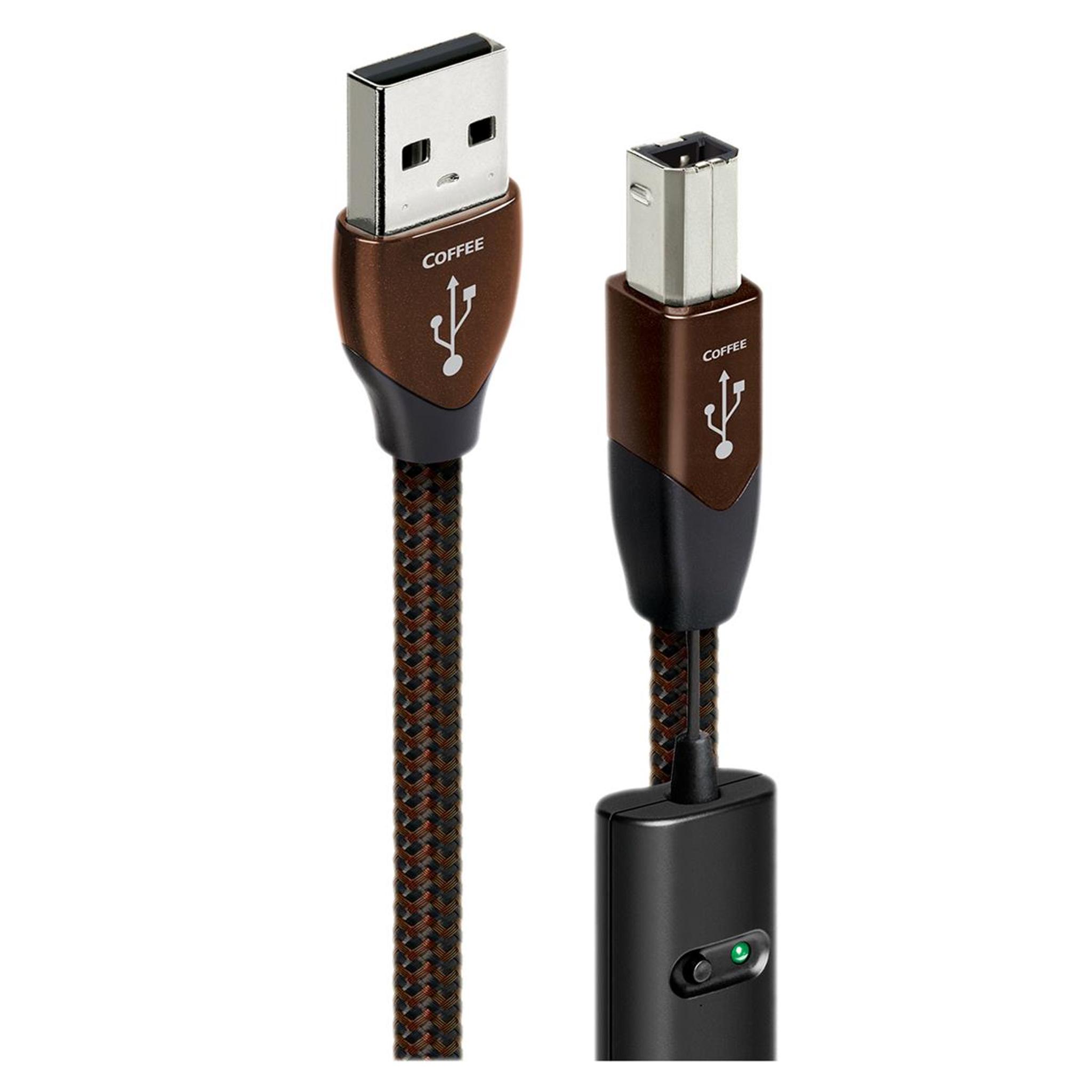 AudioQuest Coffee USB A to B Cable - 0.75 meters - Image 1