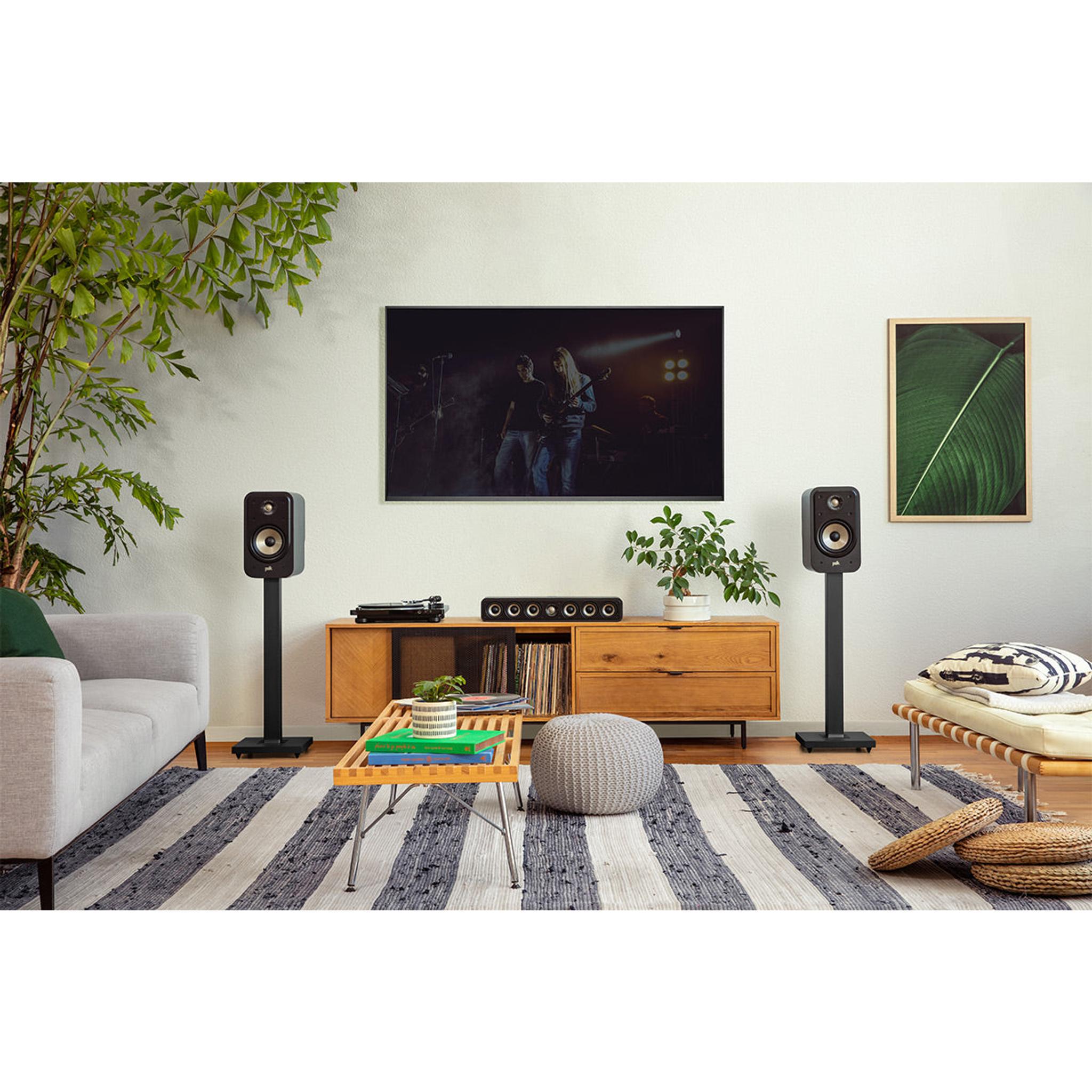 Polk Audio Signature Elite ES20 Bookshelf Speakers - Pair (Black) thumbnail 16