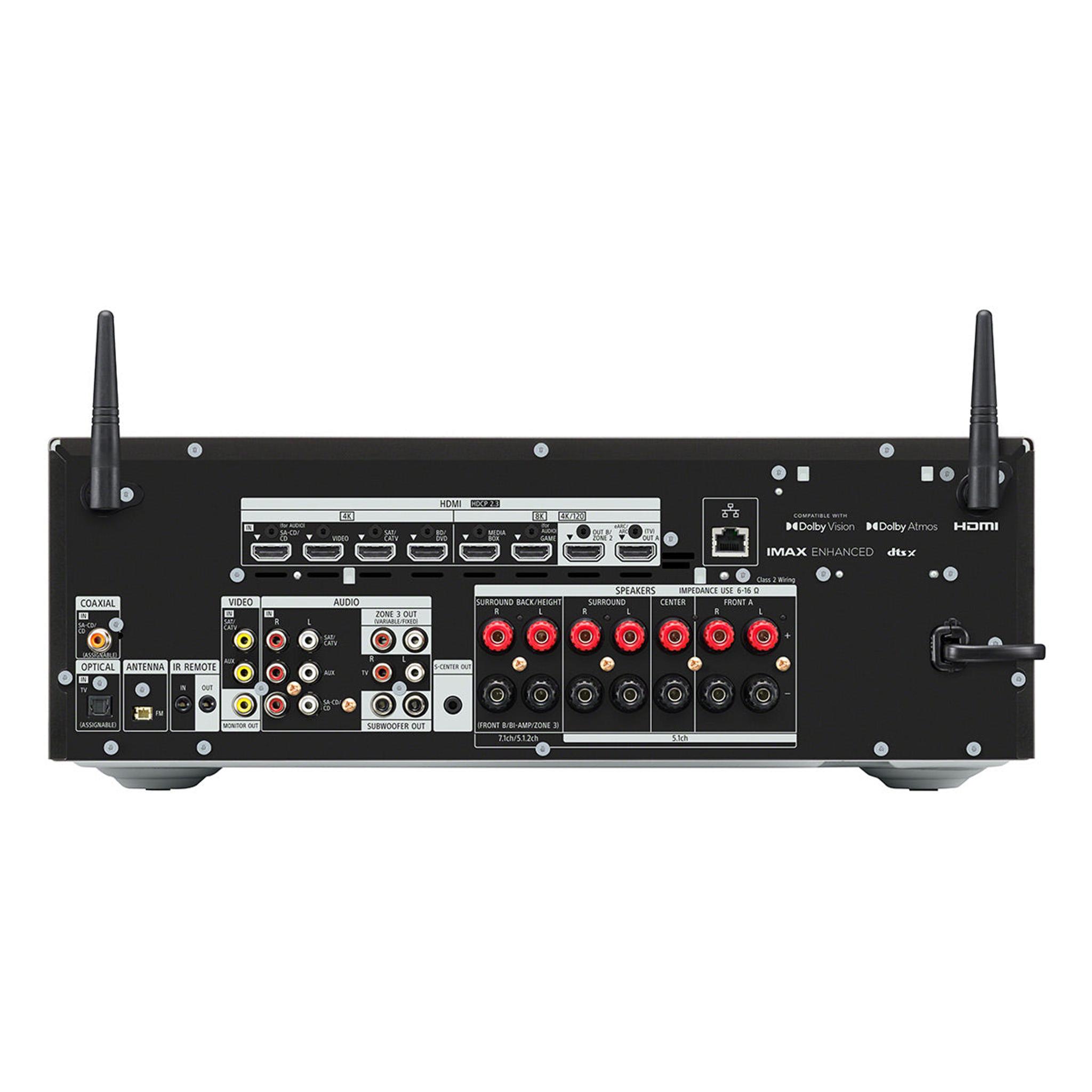 Sony STR-AN1000 7.2 Channel 8K Home Theater AV Receiver with Dolby Atmos, DTS: X, IMAX Enhanced, Google Assistant, & Works with Sonos thumbnail 11
