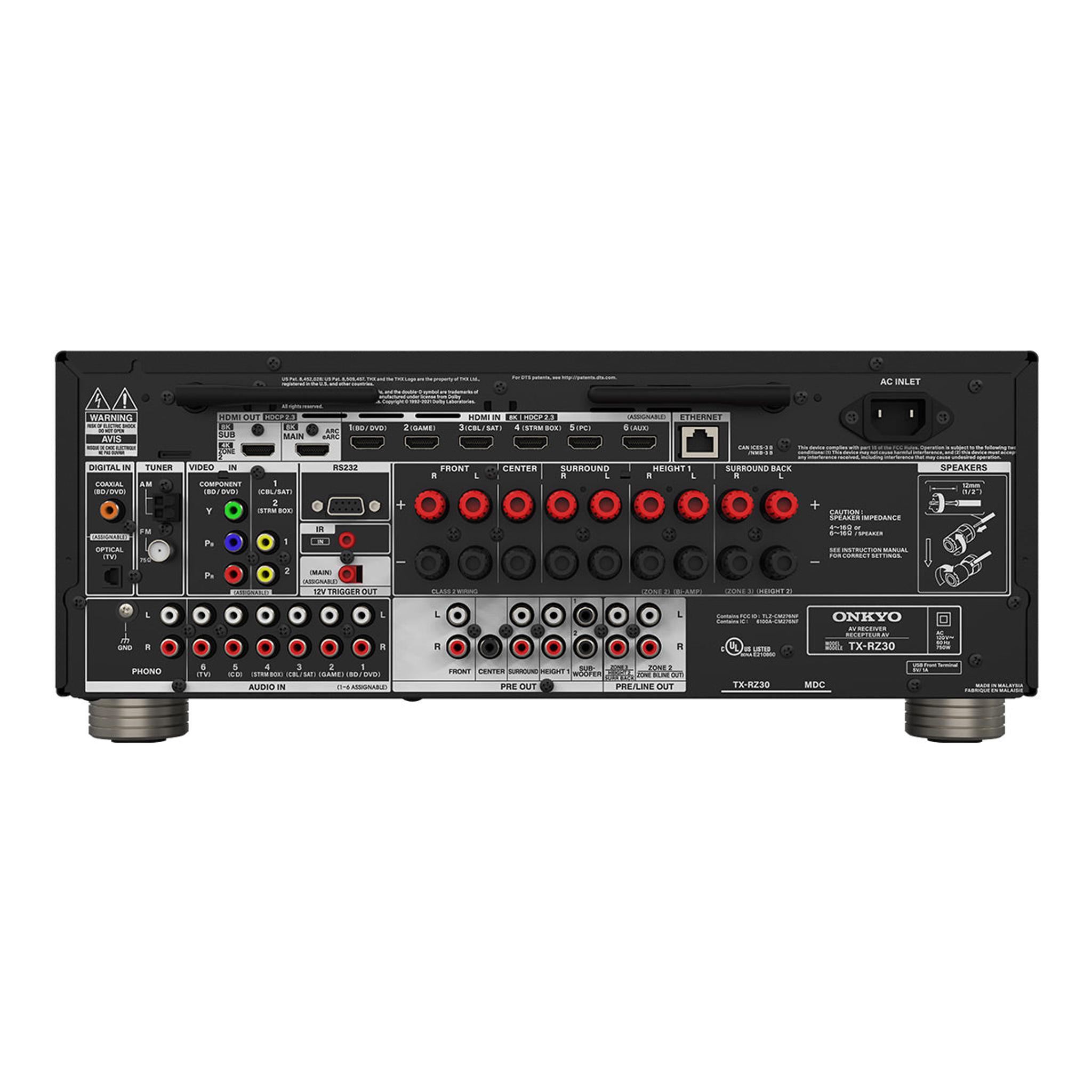 Onkyo TX-RZ30 9.2-Channel AV Receiver thumbnail 4