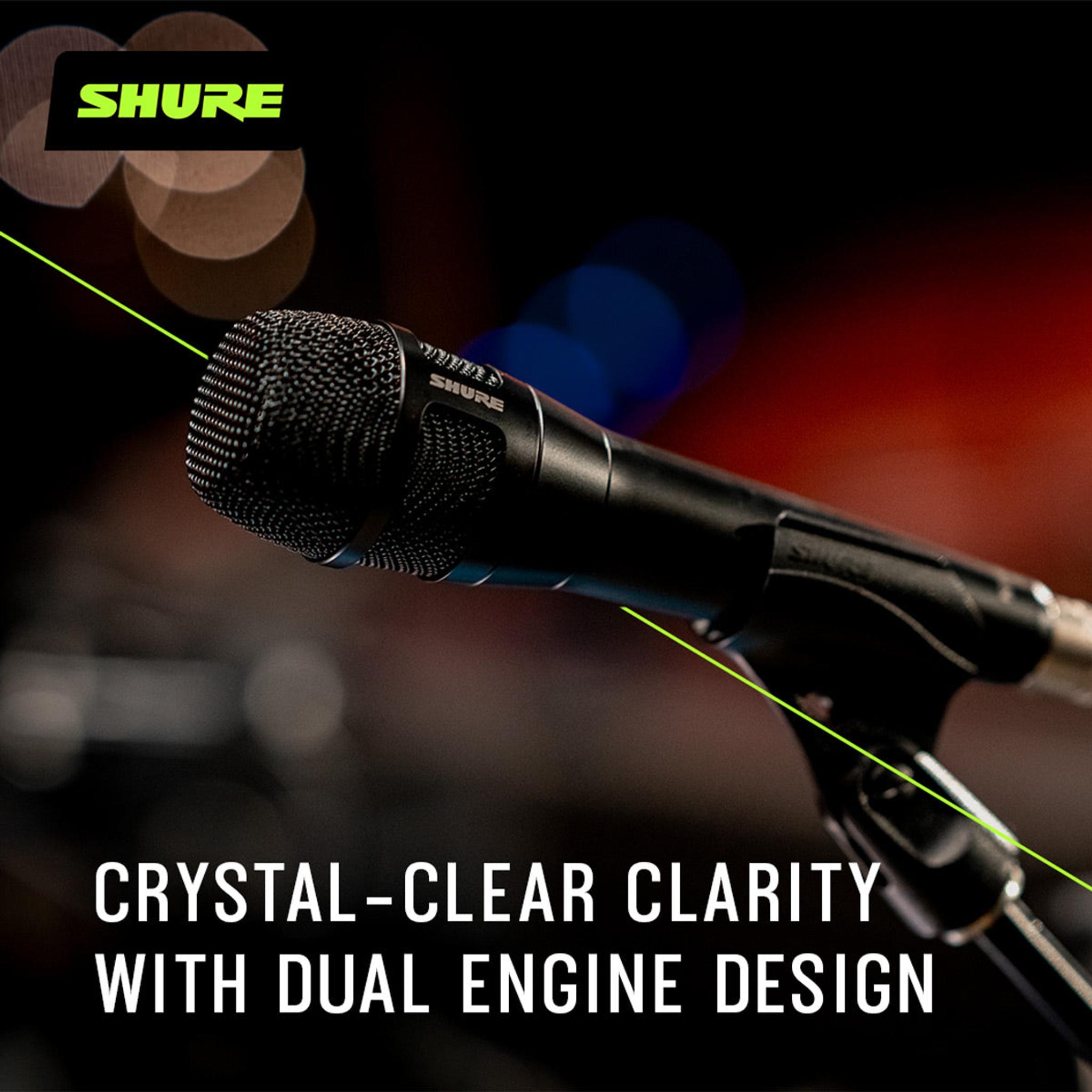 Shure Nexadyne NXN8/C Cardioid XLR Handheld Vocal Microphone (Black) thumbnail 7
