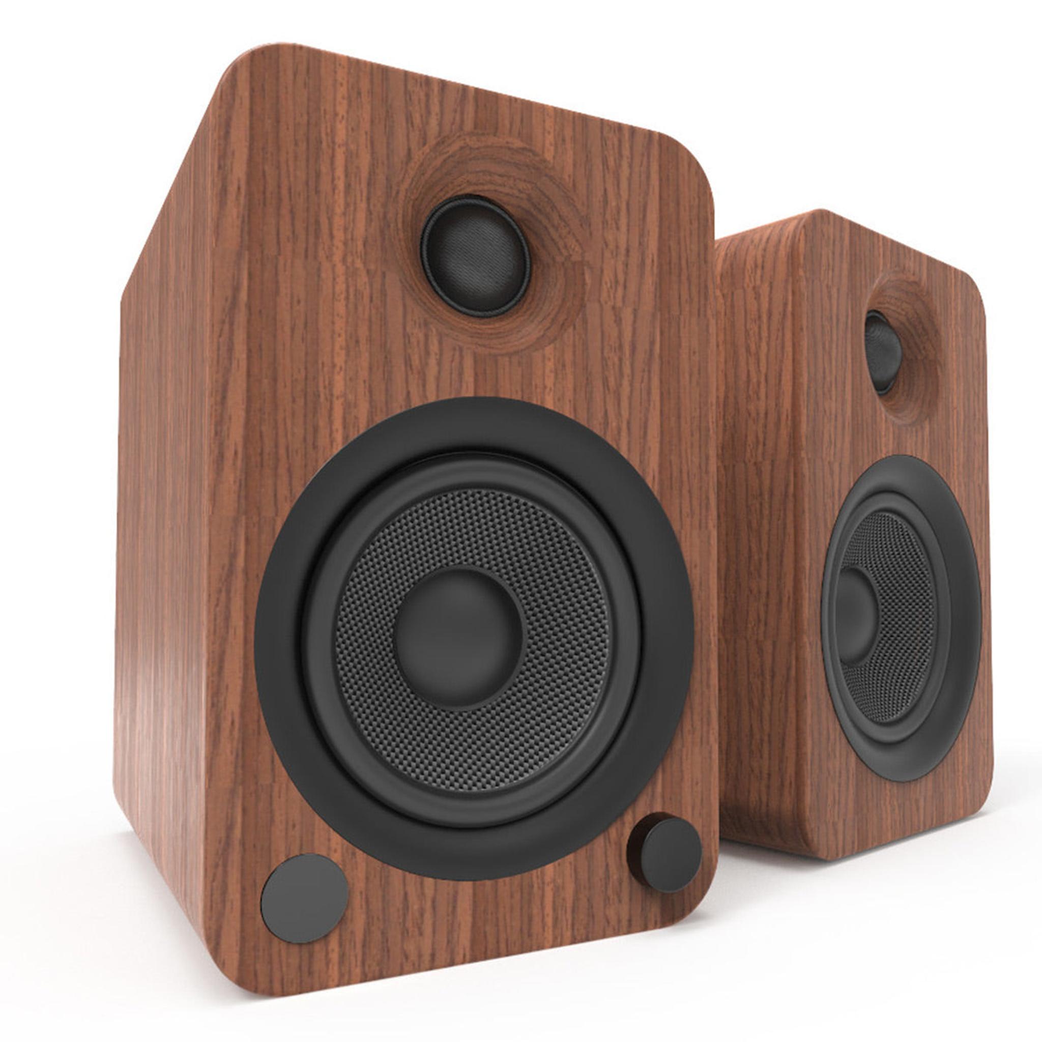 Kanto YU4 Powered Bookshelf Speakers with Built-In Bluetooth - Pair (Walnut) thumbnail 12