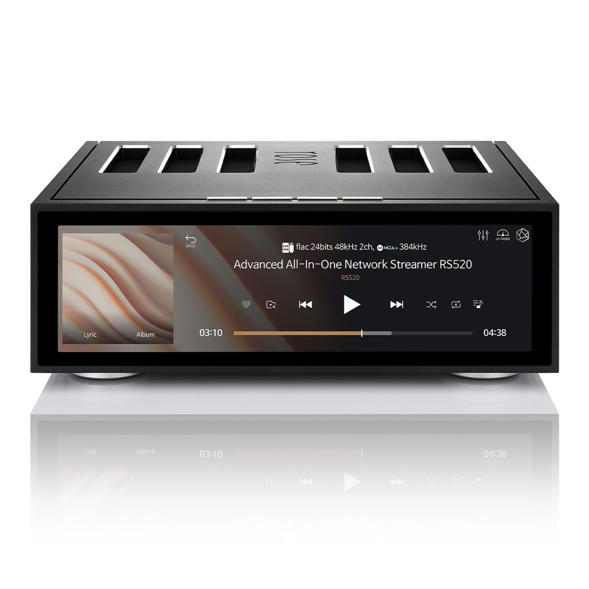 HiFi Rose RS520 Wireless Network Streamer & Integrated Amplifier with Built-In ESS Sabre DAC (Black) with RSA780 Reference CD Drive and Ripper thumbnail 5