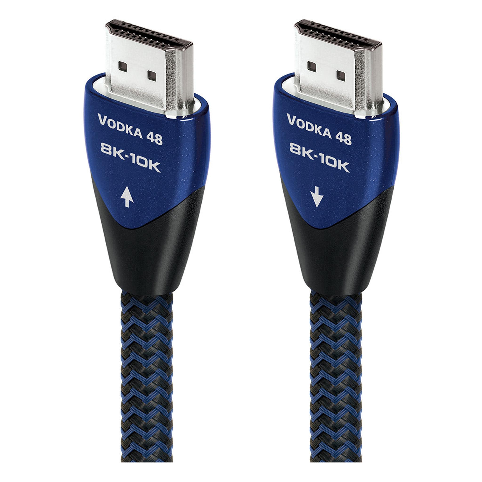 AudioQuest Vodka 48 8K-10K 48Gbps Ultra High Speed Cable HMDI Cable - 2.46 ft. (.75m) - Image 1