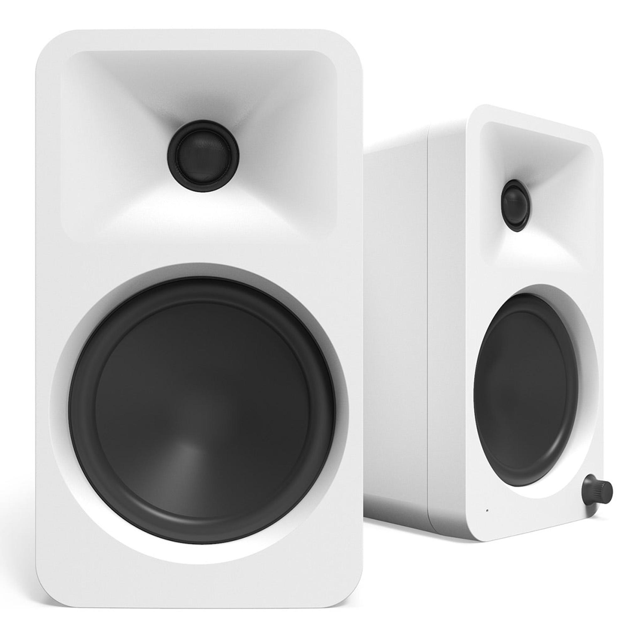 Kanto ORA4 Powered Bluetooth Desktop Speakers - Pair (Matte White) - Image 1
