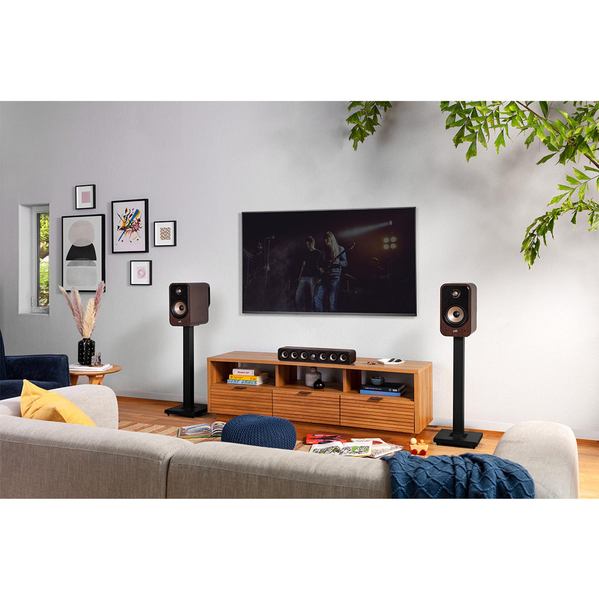 Polk Audio Signature Elite ES20 Bookshelf Speakers - Pair (Walnut) thumbnail 15