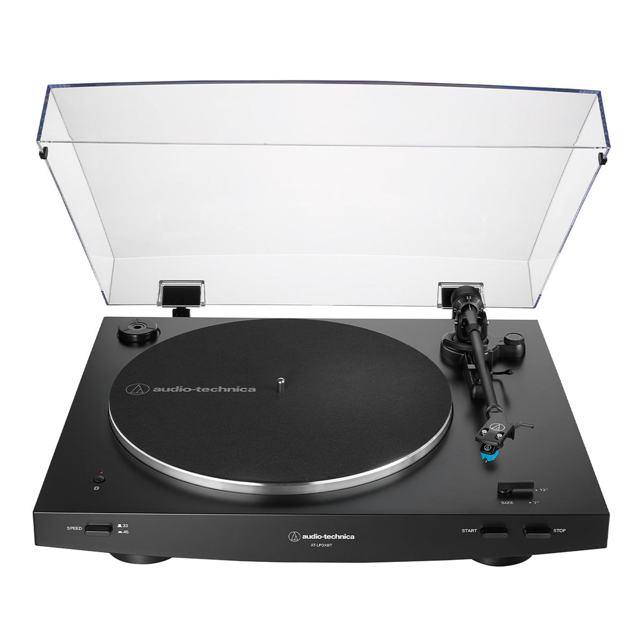 Audio-Technica AT-LP3xBT Fully Automatic Wireless Belt-Drive Turntable with Bluetooth (Black) - Image 1