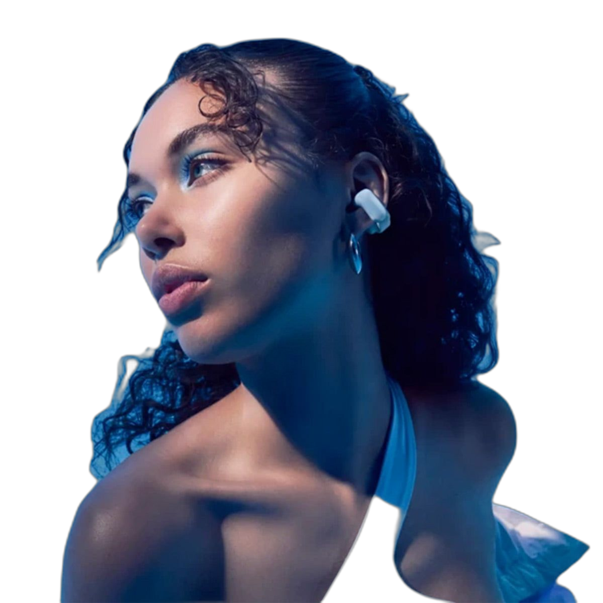 Bose Ultra Open Bluetooth Earbuds with Spatial Audio & Water Resistance (Moonstone Blue) thumbnail 5