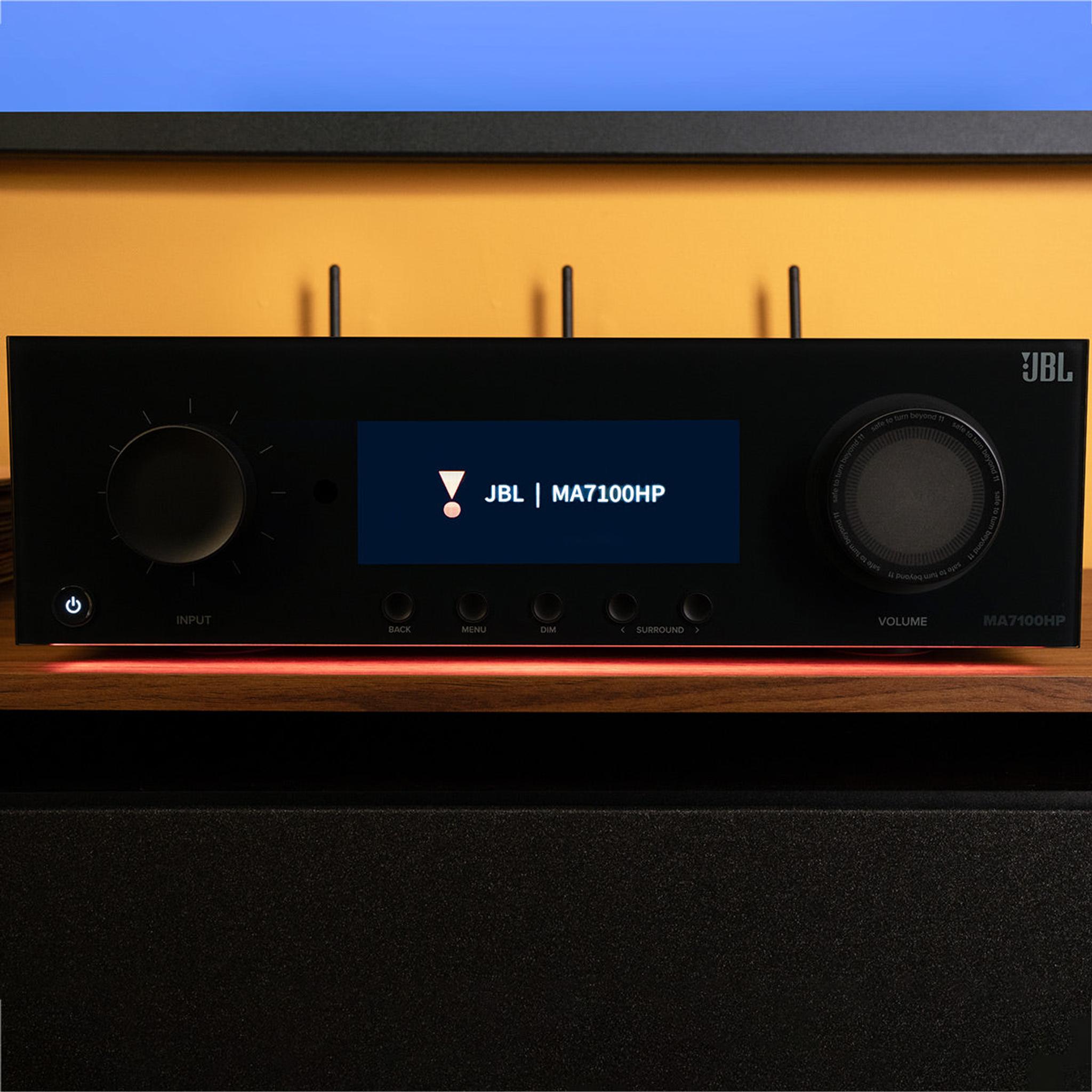 JBL MA7100HP 7.2-Channel 8K AV Receiver (Black) thumbnail 6