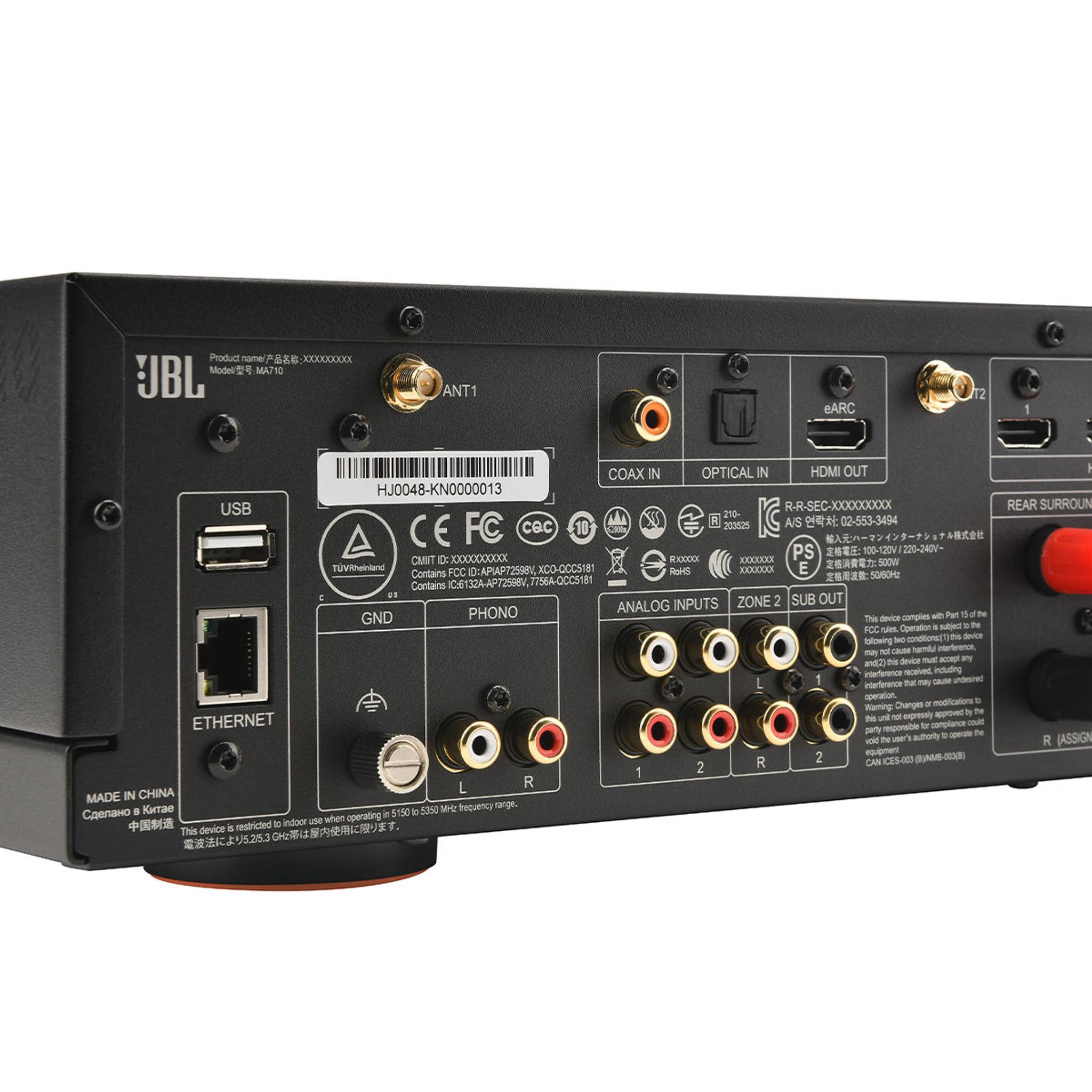 JBL MA710 7.2-Channel 8K AV Receiver (Black) thumbnail 8