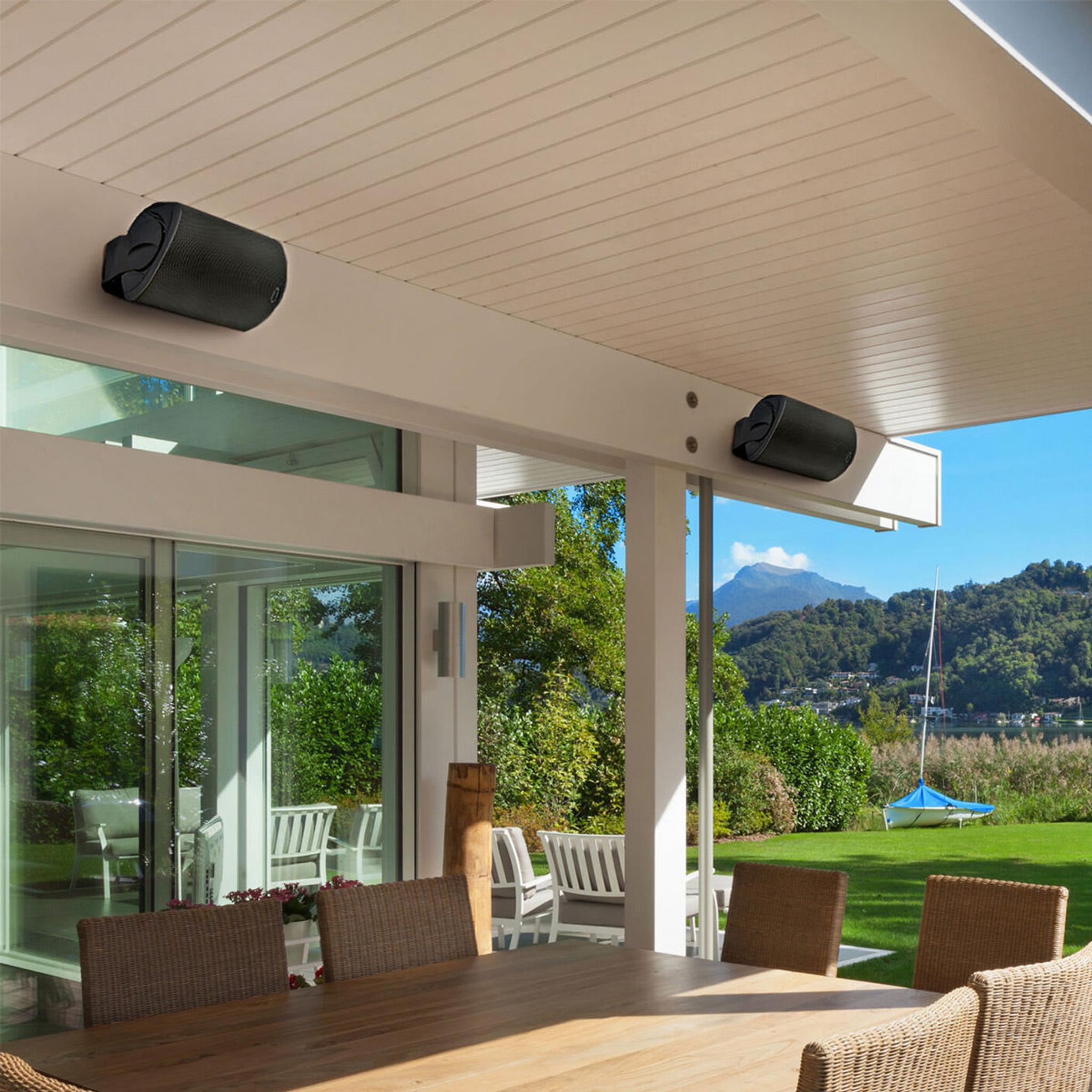 Polk Audio Atrium 6 All-Weather Outdoor Loudspeaker - Pair (Black) thumbnail 3