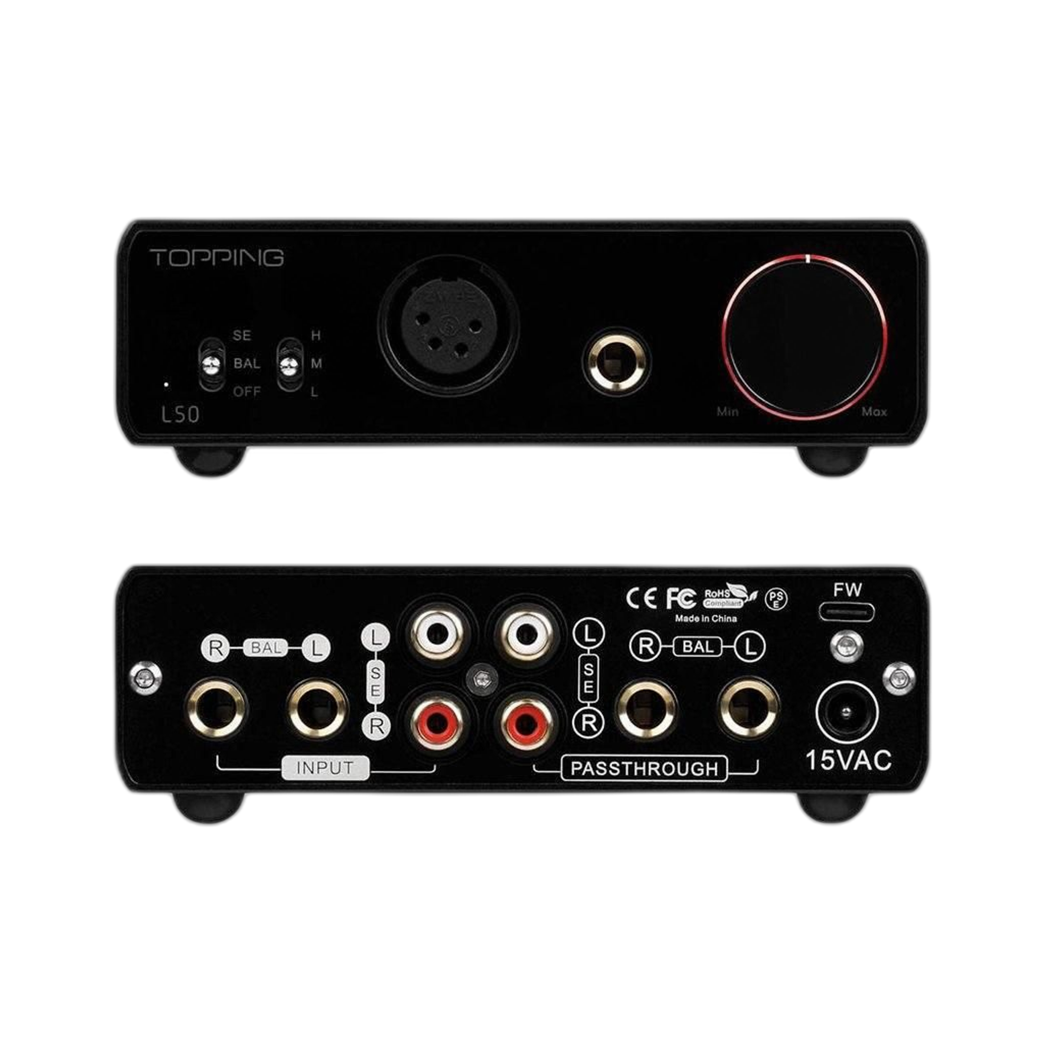Topping L50 Desktop Headphone Amplifier - Open Box thumbnail 4