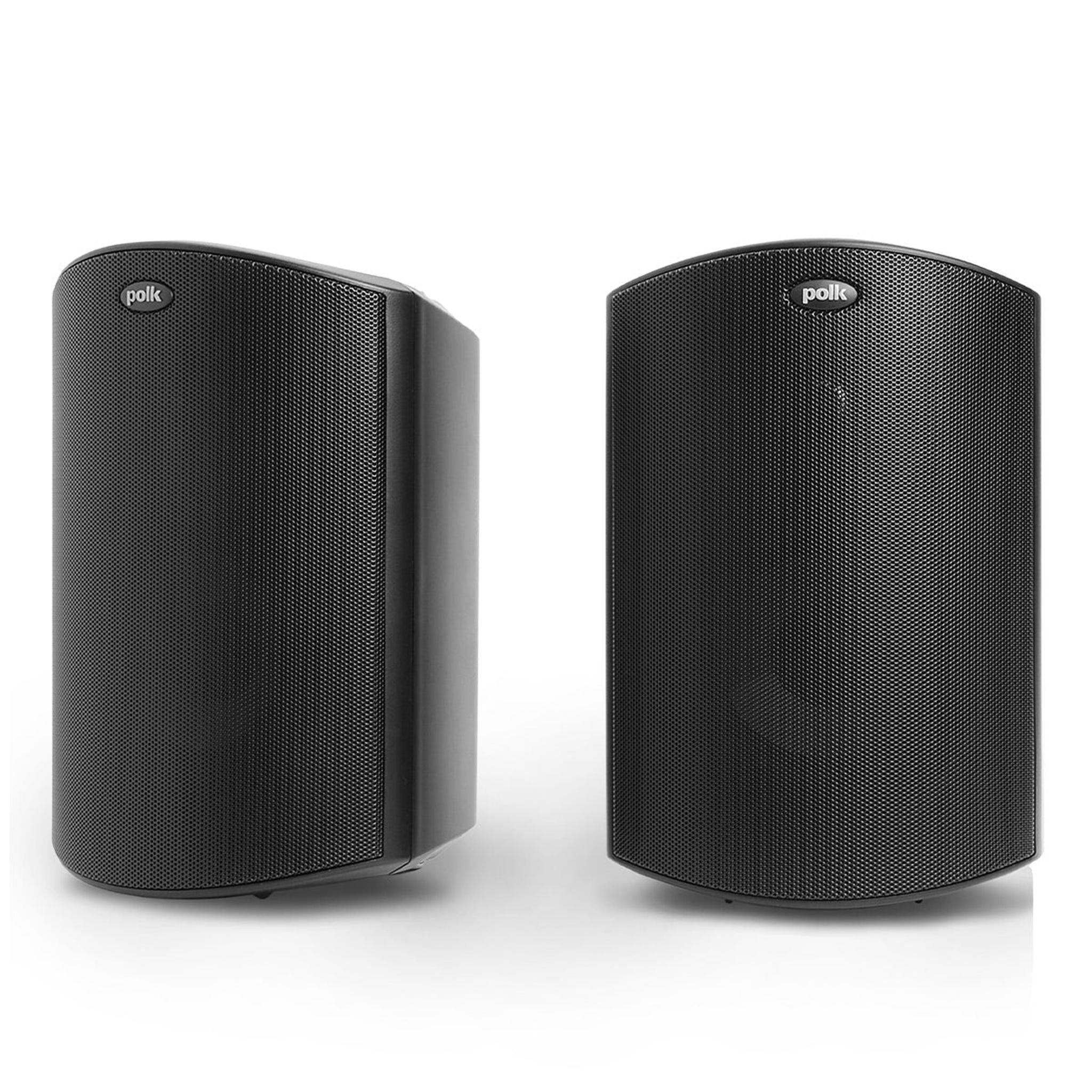 Polk Audio Atrium 6 All-Weather Outdoor Loudspeaker - Pair (Black) - Image 1