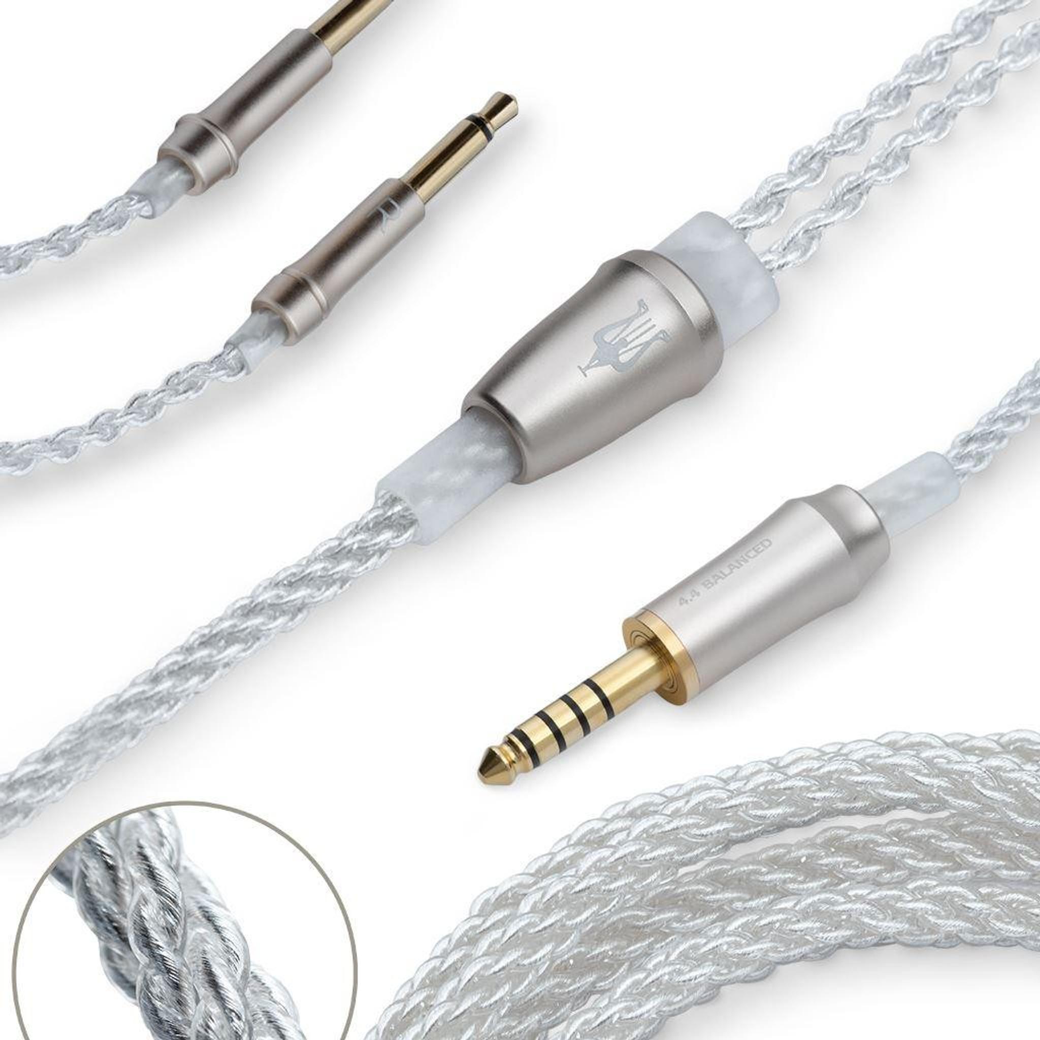 Meze Audio 99 Series Silver Replacement cable (2.5mm, 3.5mm or 4.4mm) thumbnail 4