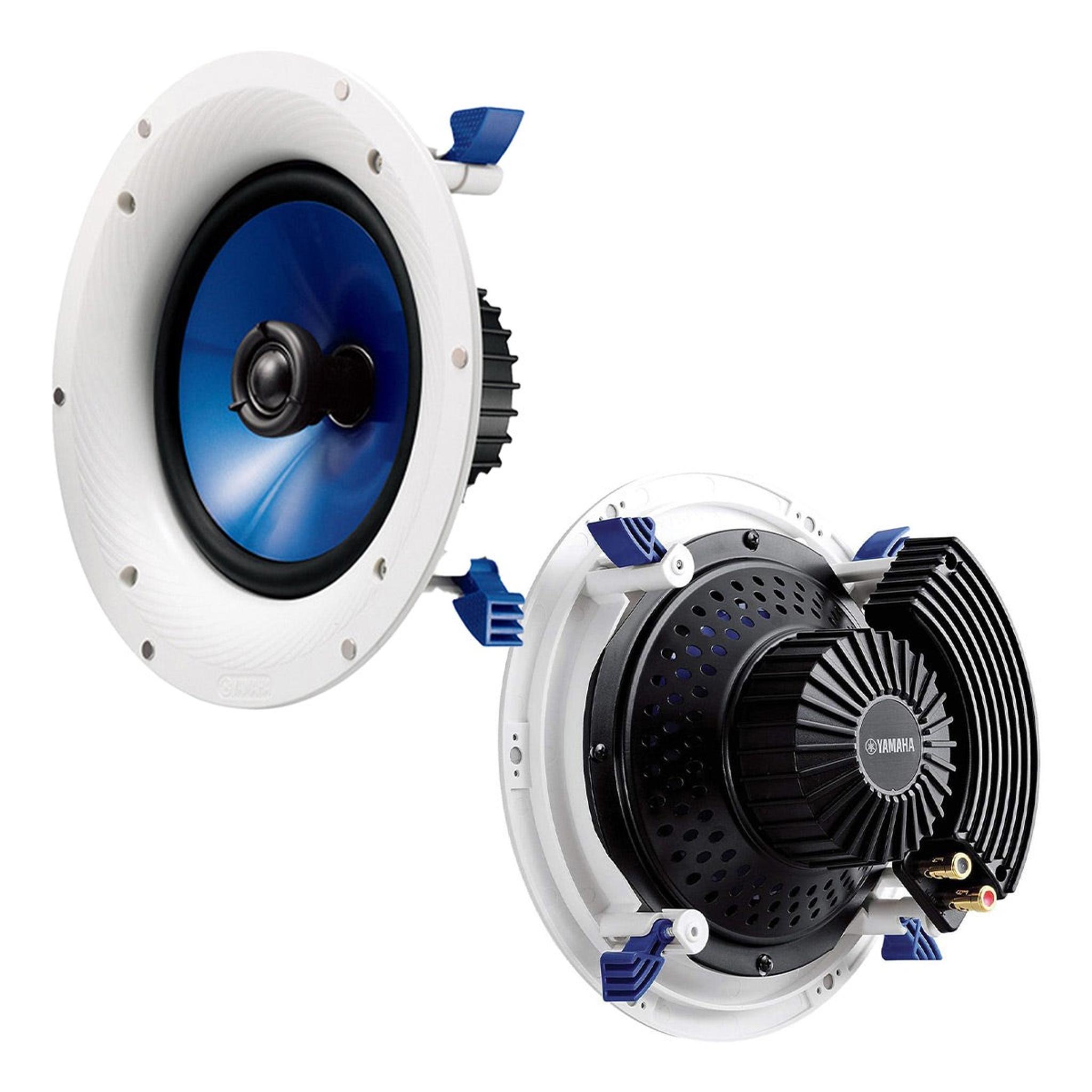 Yamaha NS-IC800 140 Watt 8 Inch 2 Way In Ceiling Speakers - Pair (White) thumbnail 2