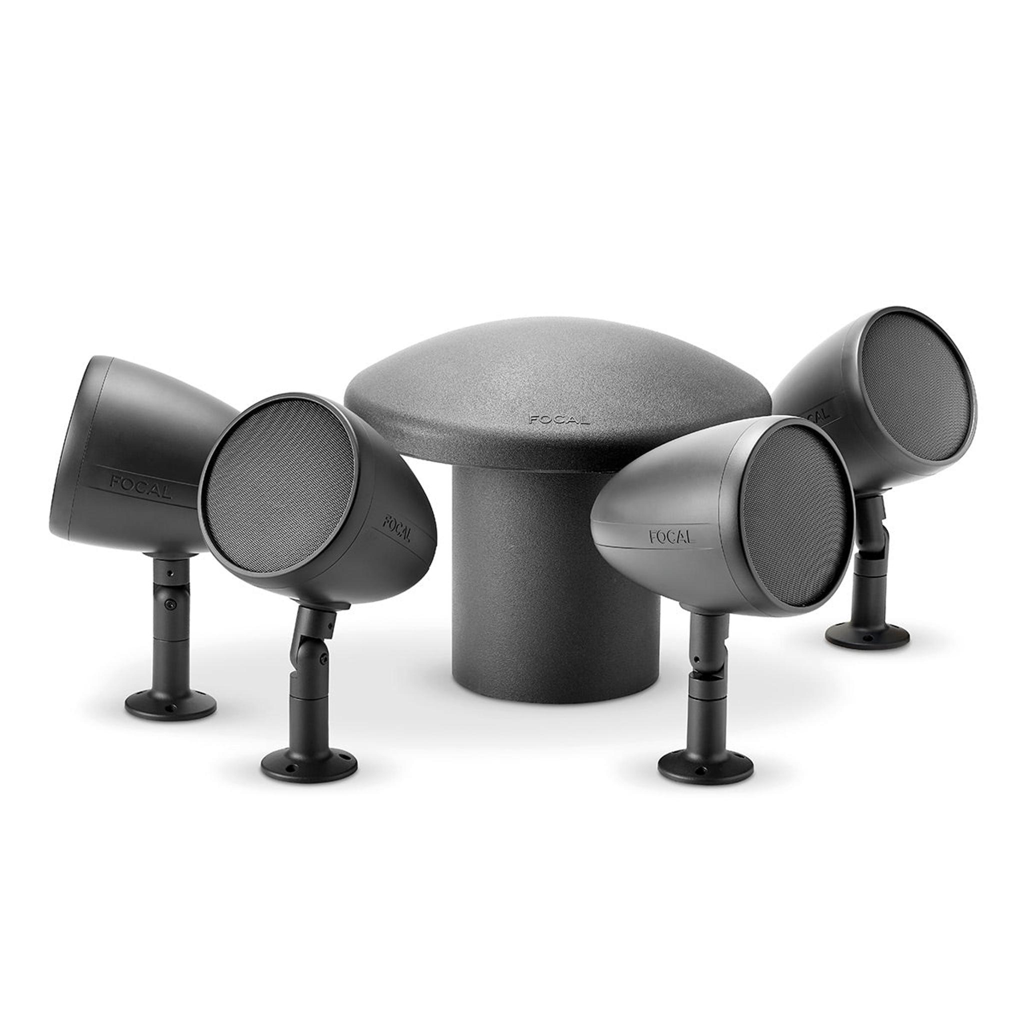 Focal Littora 4.1 Channel Outdoor Speaker Bundle (Dark) - Image 1