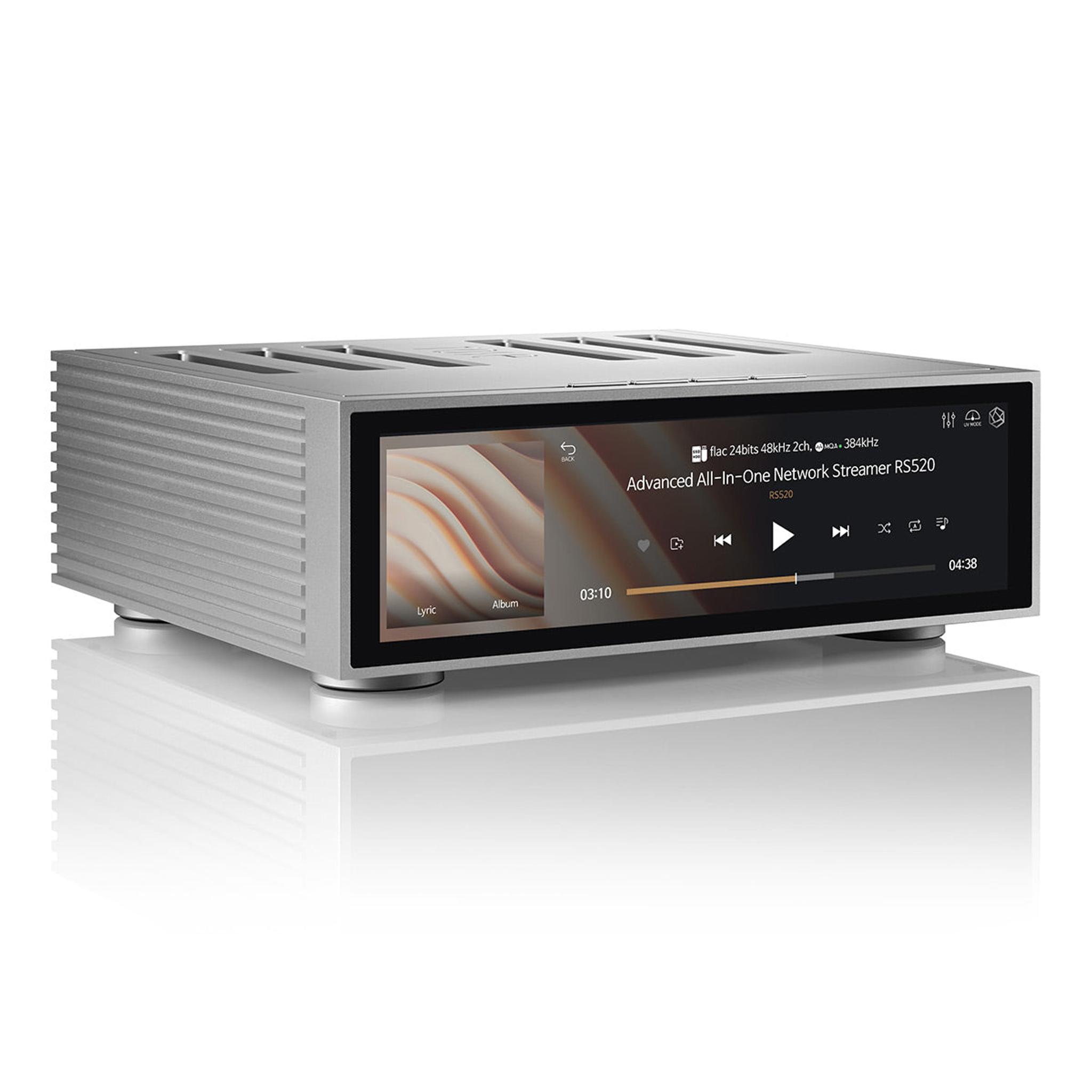 HiFi Rose RS520 Wireless Network Streamer & Integrated Amplifier with Built-In ESS Sabre DAC (Silver) with RSA780 Reference CD Drive and Ripper thumbnail 6