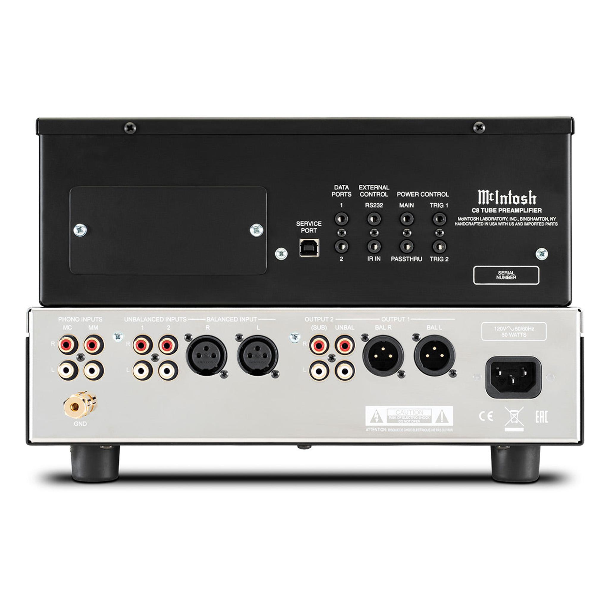 McIntosh C8 2-Channel Vacuum Tube Stereo Preamplifier thumbnail 4