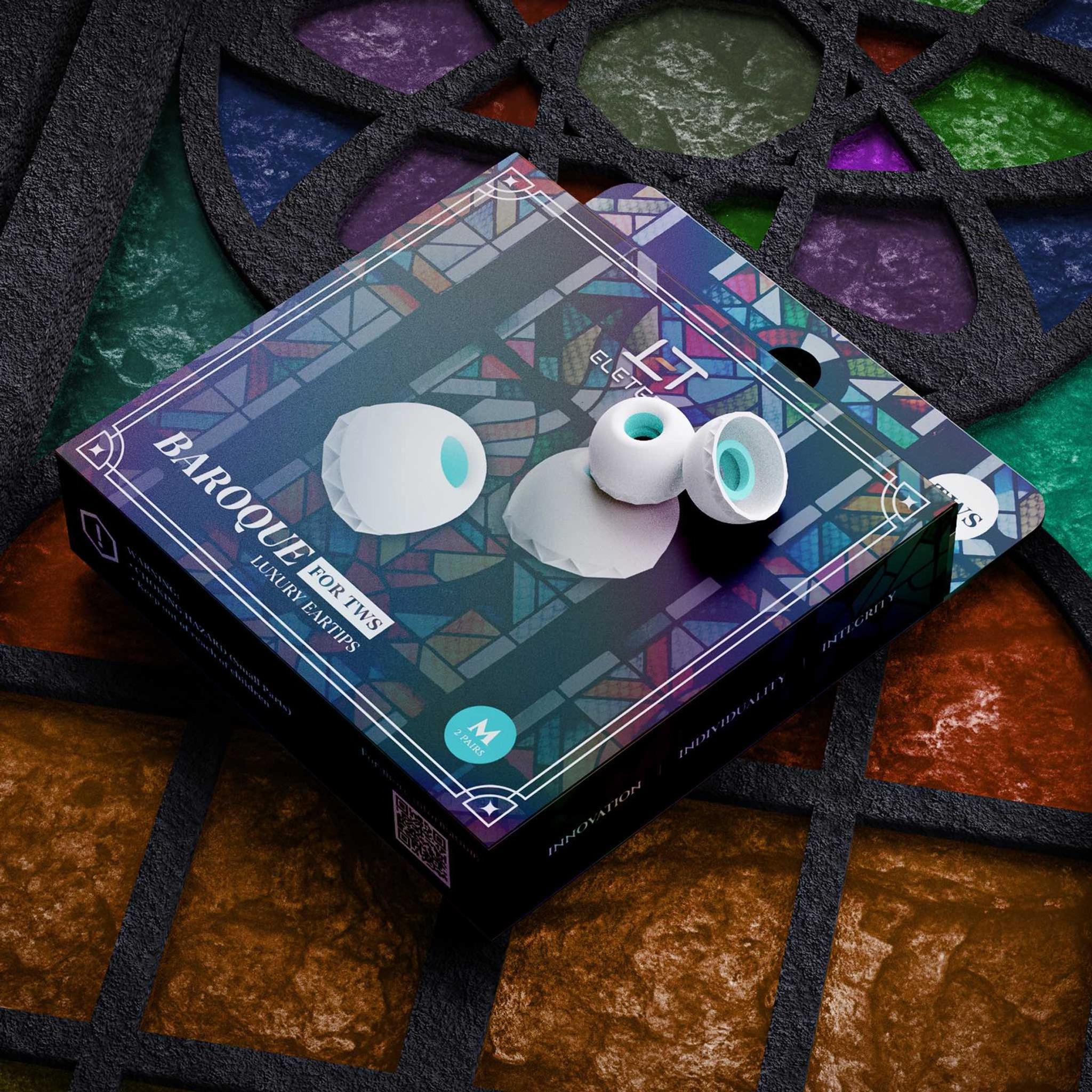 Eletech Baroque TWS | Luxury HiFi Eartips for TWS thumbnail 2