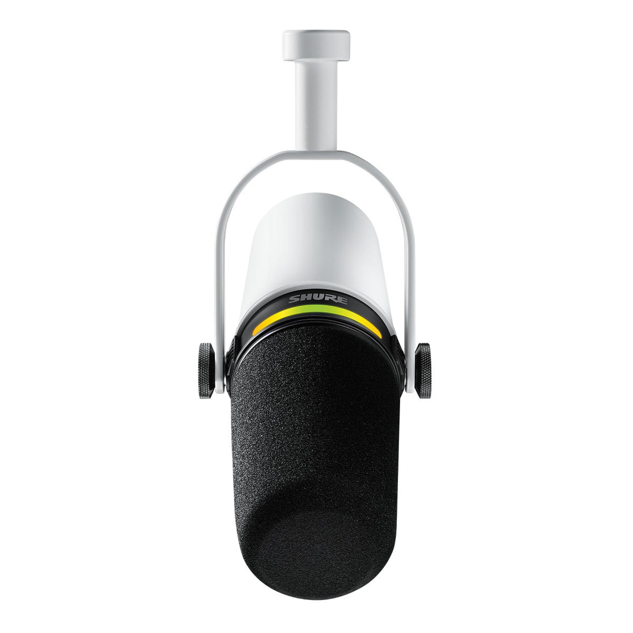 Shure MV7+ Hybrid Output USB-C & XLR Podcast Microphone (White) thumbnail 6