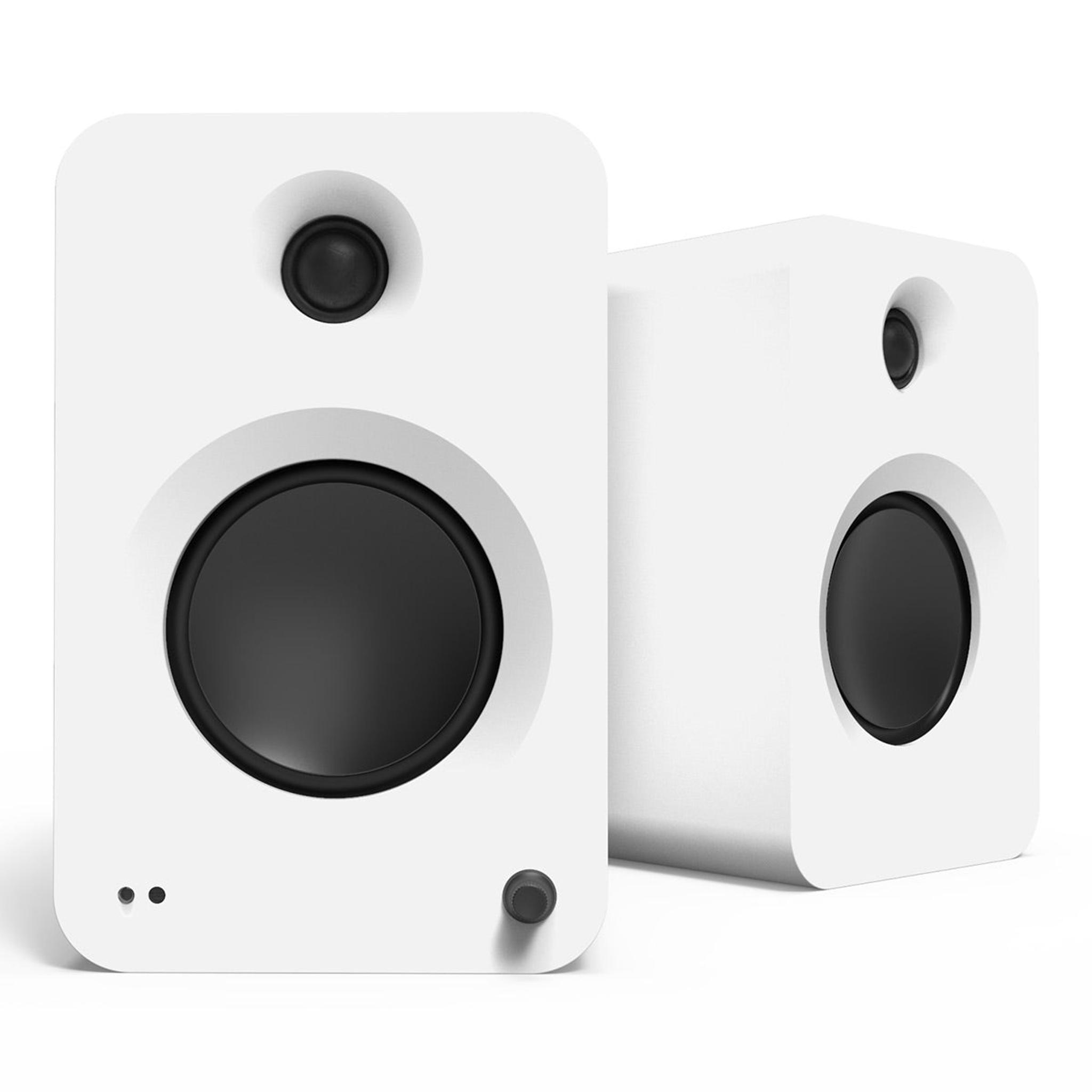 Kanto REN Powered Bluetooth Bookshelf Speakers - Pair (Matte White) - Image 1