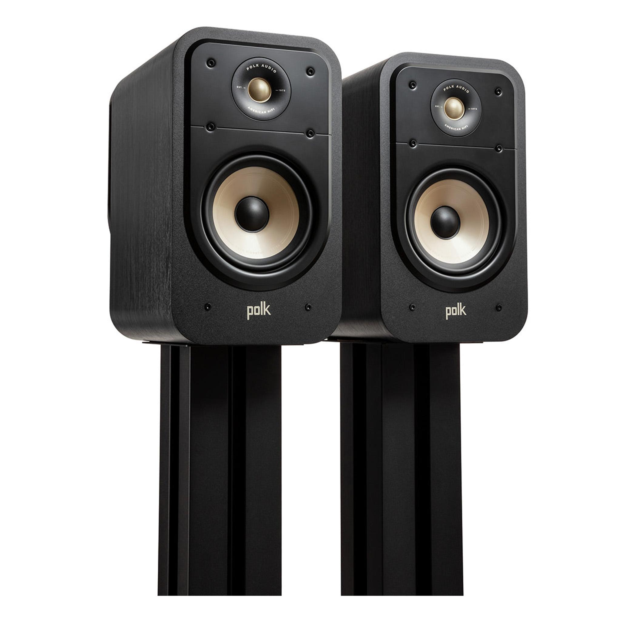 Polk Audio Signature Elite ES20 Bookshelf Speakers - Pair (Black) thumbnail 6