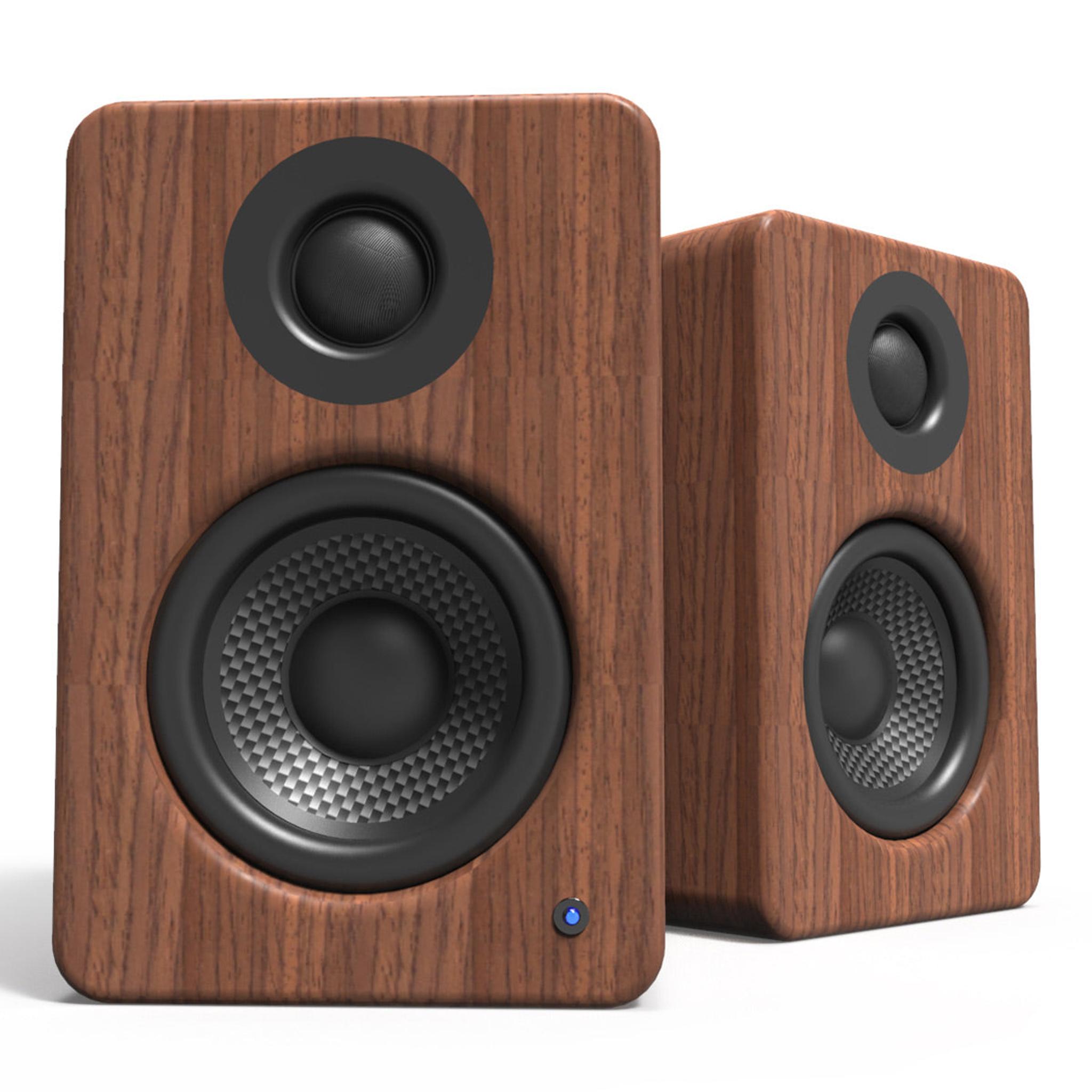 Kanto YU2 Powered Desktop Speakers - Pair (Walnut) - Image 1