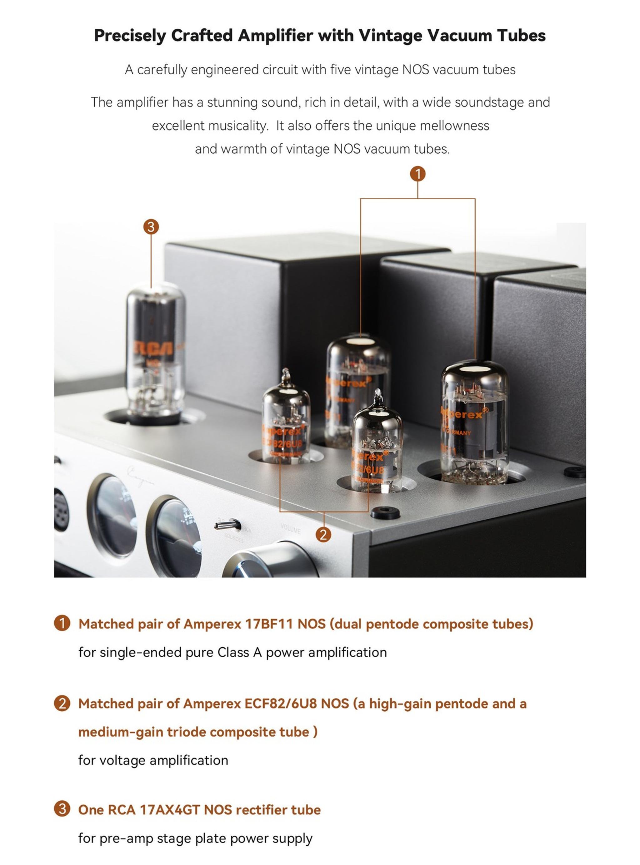 Cayin HA-2A Desktop Tube Headphone Amplifier thumbnail 3