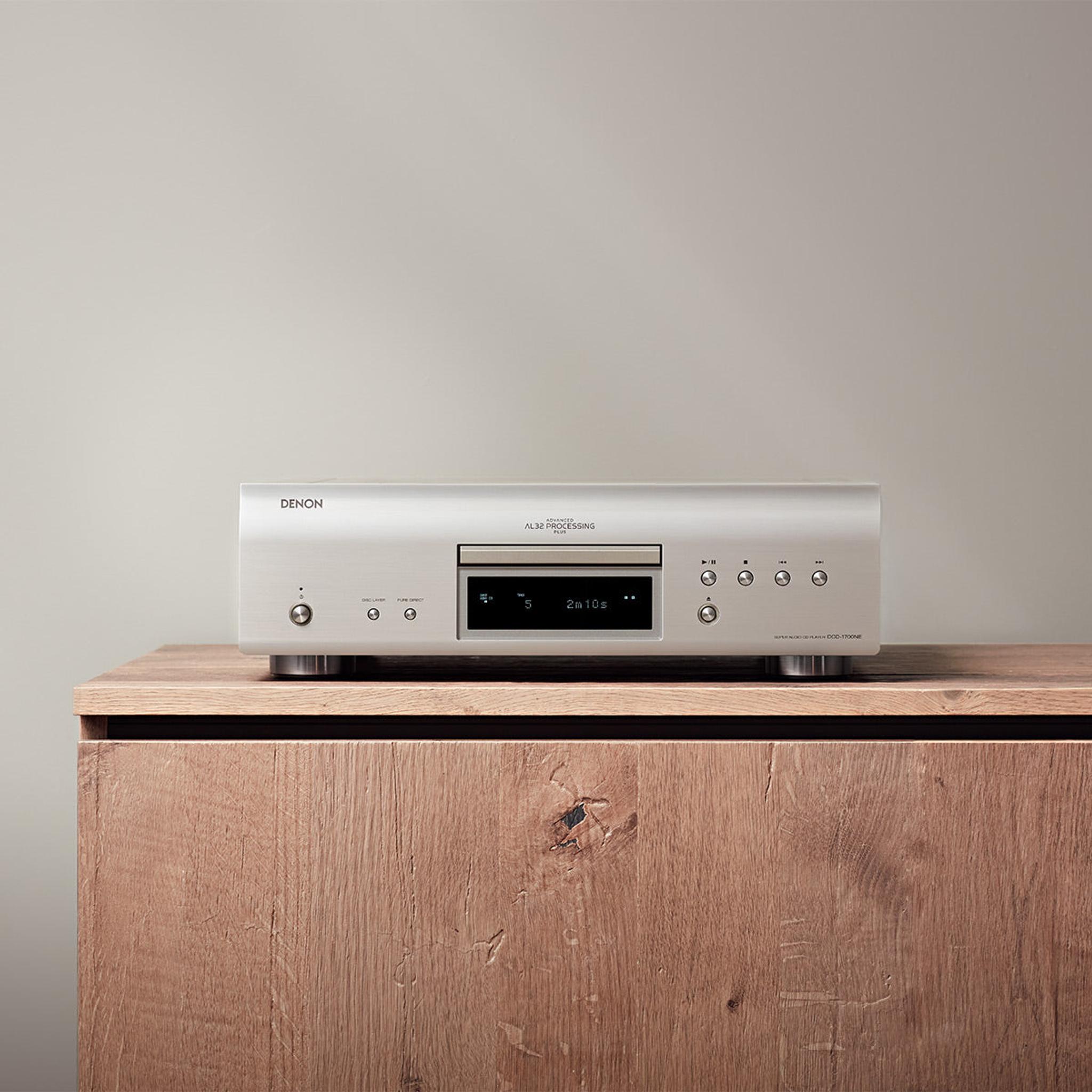 Denon DCD-1700NE CD/SACD Player with Advanced AL32 Processing Plus (Silver) thumbnail 9