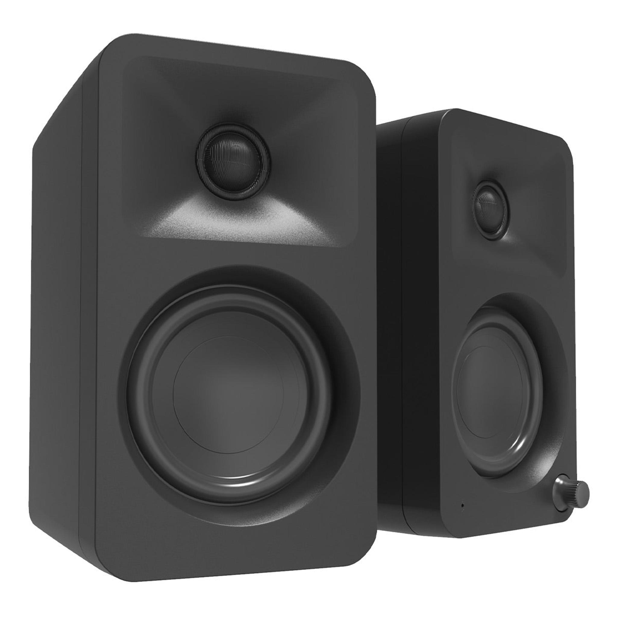 Kanto ORA Powered Reference Desktop Speakers with Bluetooth - Pair (Black) - Image 1