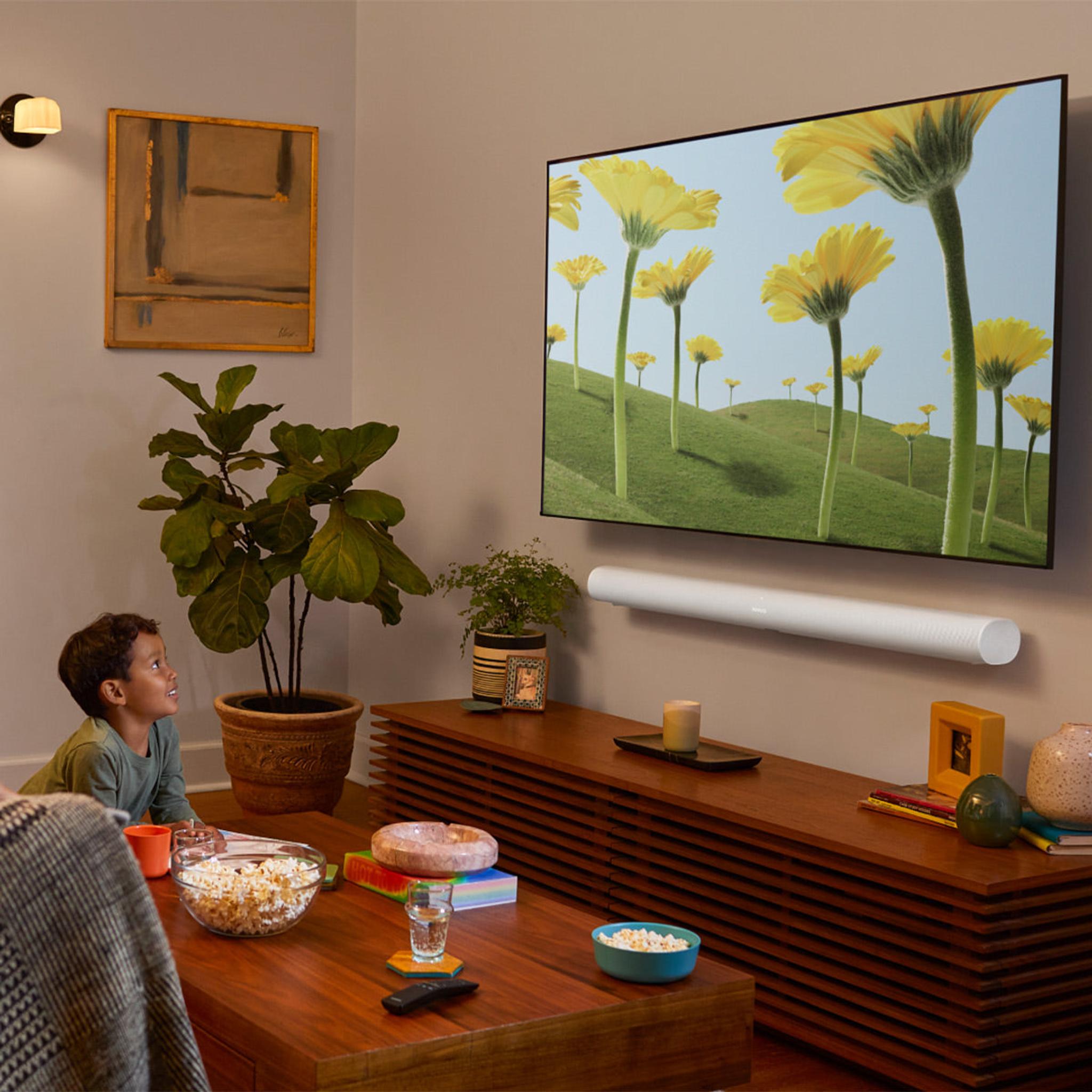 Sonos Premium Surround Set with Arc Ultra Soundbar & Pair of Era 300 Wireless Speakers (White) thumbnail 3