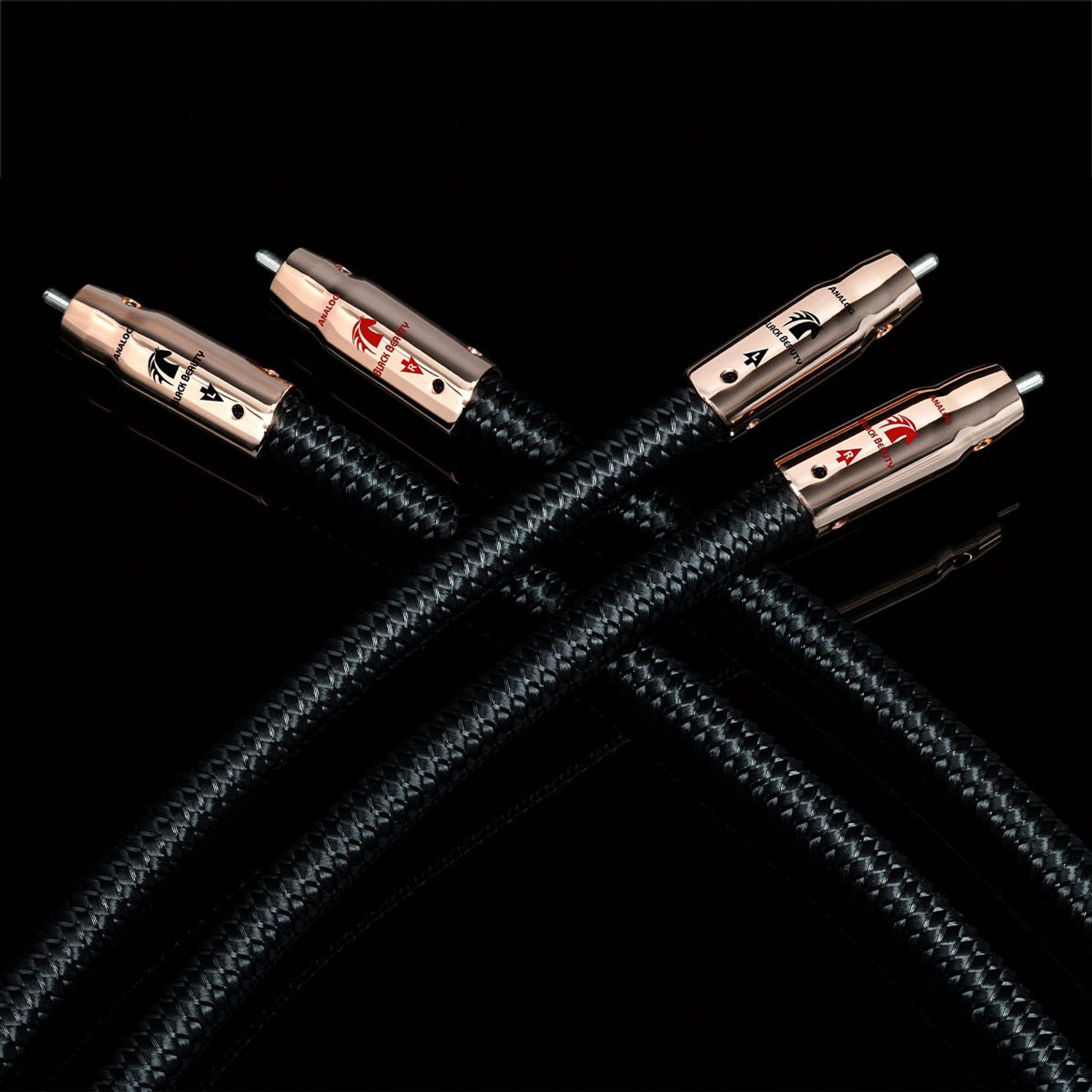 AudioQuest Black Beauty RCA Interconnect Cable - 4.92' (1.5m) thumbnail 4