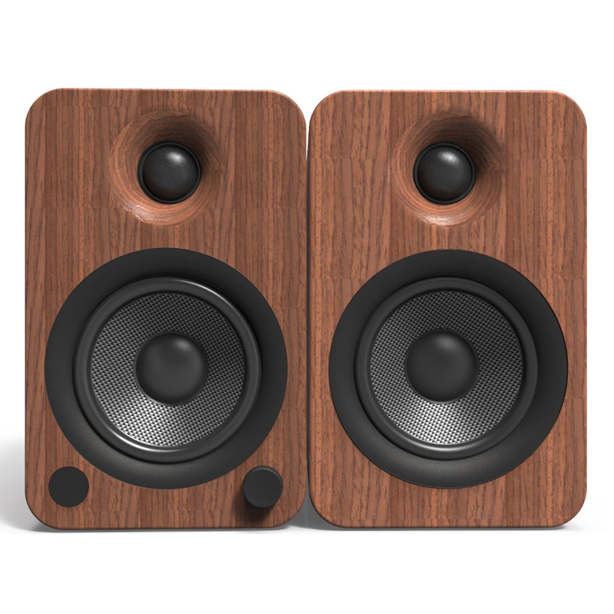 Kanto YU4 Powered Bookshelf Speakers with Built-In Bluetooth - Pair (Walnut) thumbnail 8