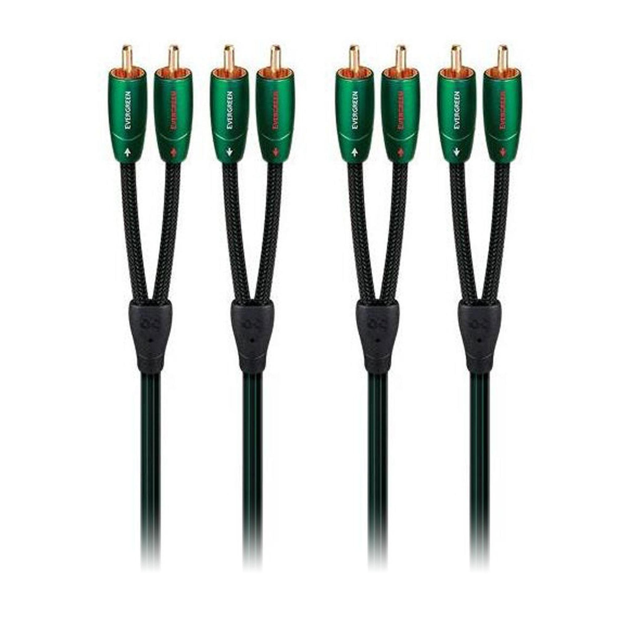 AudioQuest Evergreen 1m (3.28 ft) RCA Male to RCA Male Cable - Pair thumbnail 2