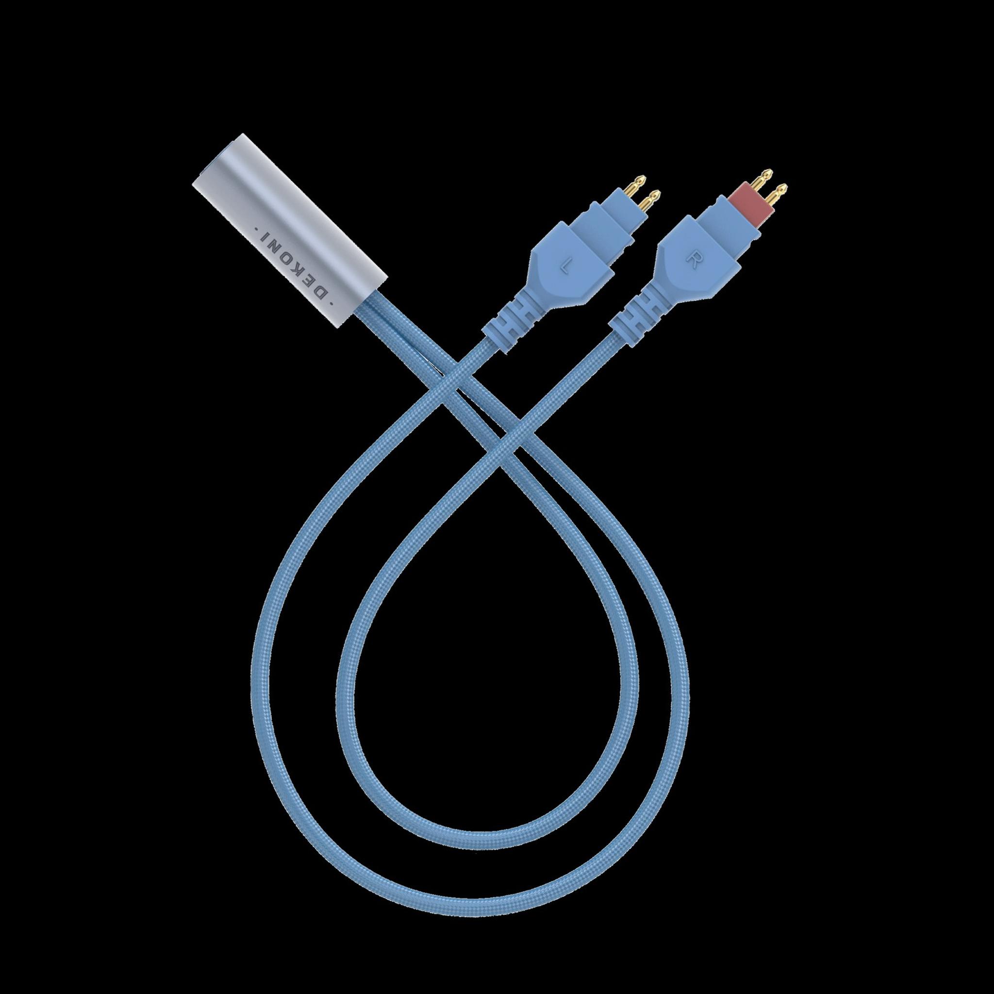 Dekoni Audio Ensemble 1/8" 64" Nylon Jacket Cable with HD600 Headphone Connectors thumbnail 3