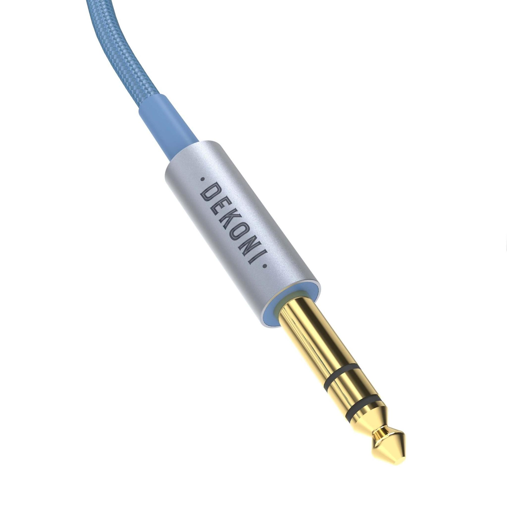 Dekoni Audio Ensemble 1/4" 64" Nylon Jacket Cable with ATHM Headphone Connector thumbnail 4