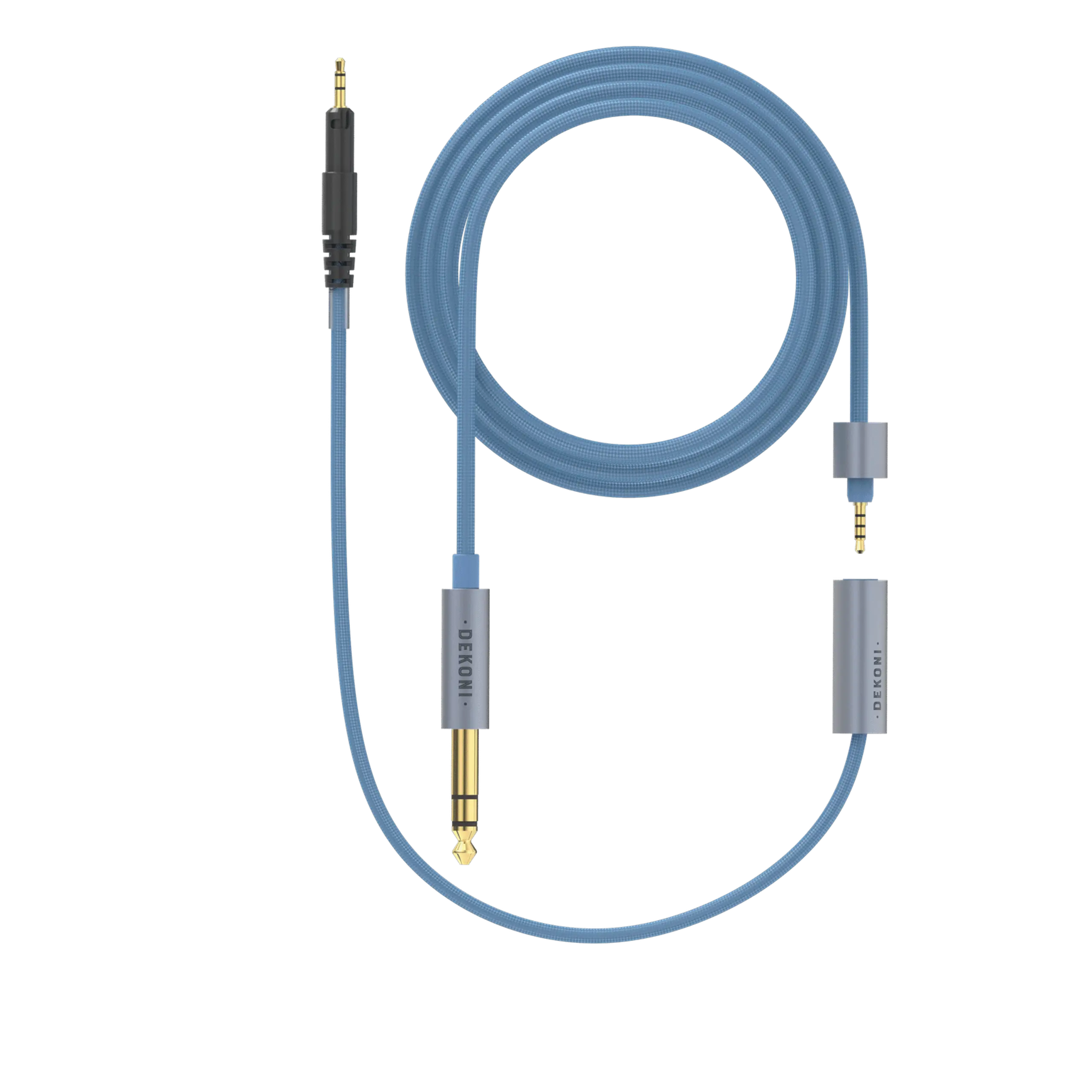 Dekoni Audio Ensemble 1/4" 64" Nylon Jacket Cable with ATHM Headphone Connector - Image 1