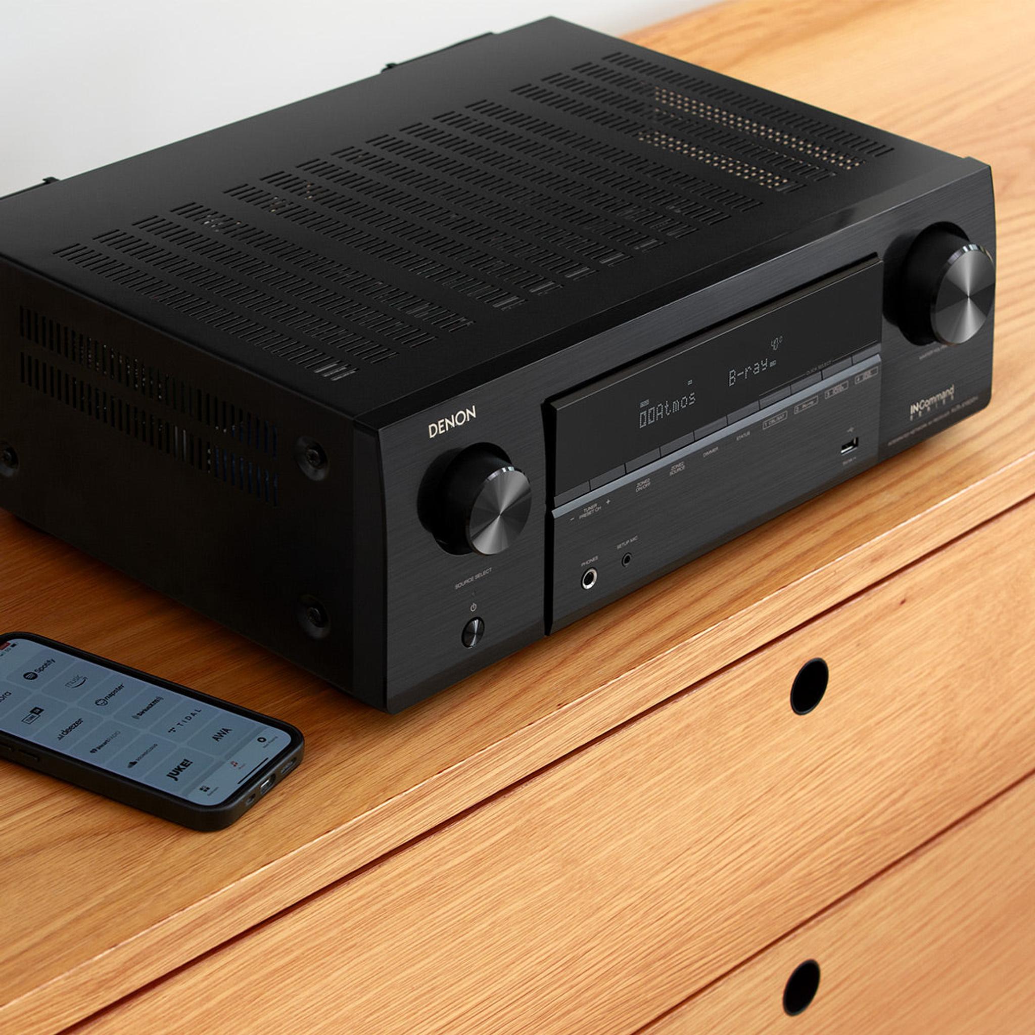 Denon AVRX1800H 7.2 Channel 8K Home Theater Receiver with Dolby Atmos, HEOS Built-In, and Audyssey Room Correction thumbnail 14