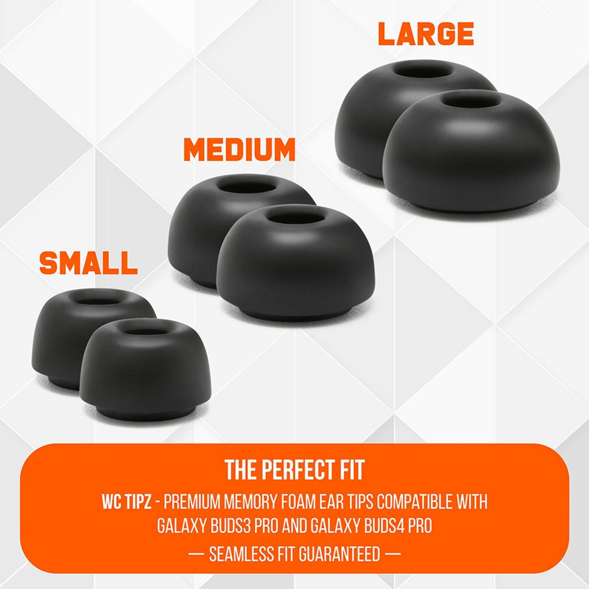 Galaxy Buds Pro 3 & 4 Memory Foam Ear Tips - WC TipZ Galaxy thumbnail 4